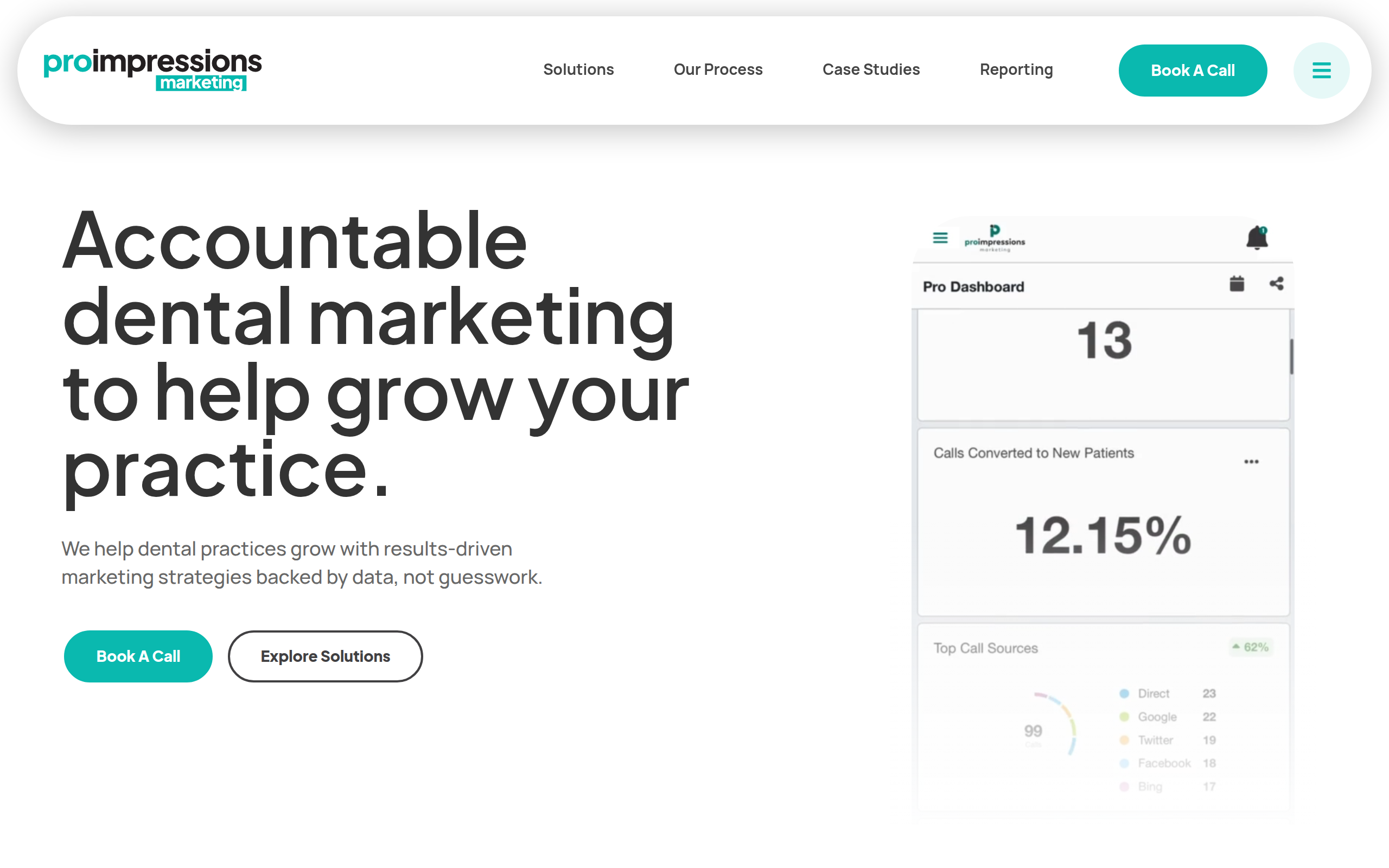 Pro Impressions Marketing Screenshot