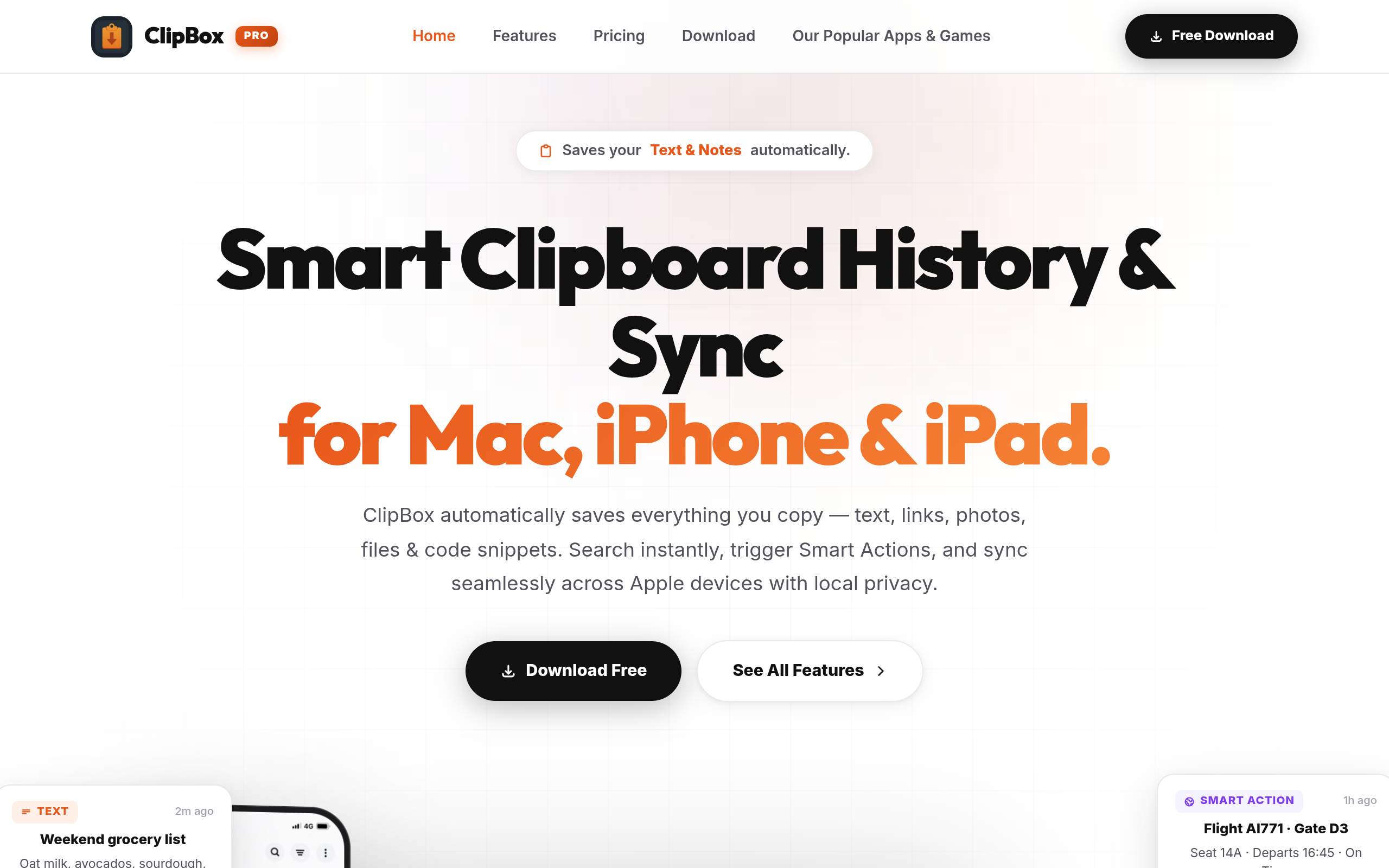 ClipBox screenshot – image 1