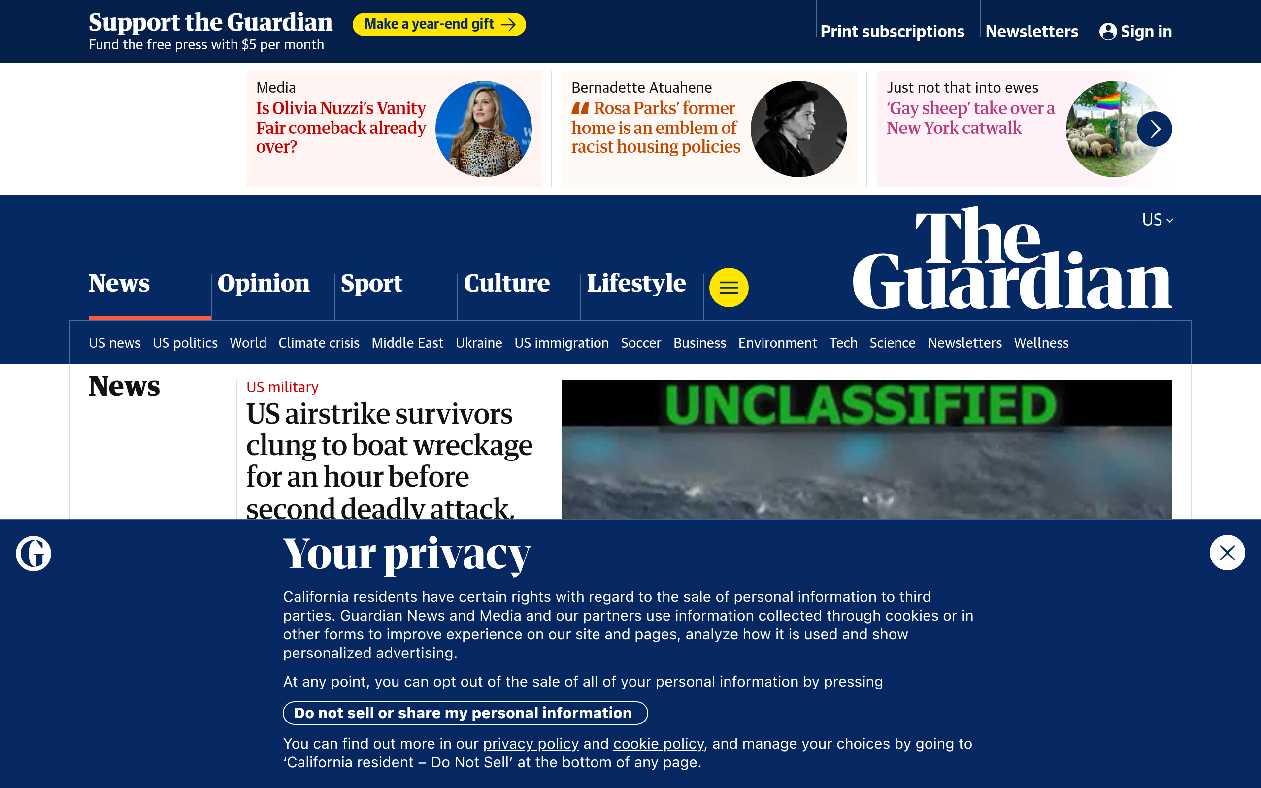 Theguardian screenshot