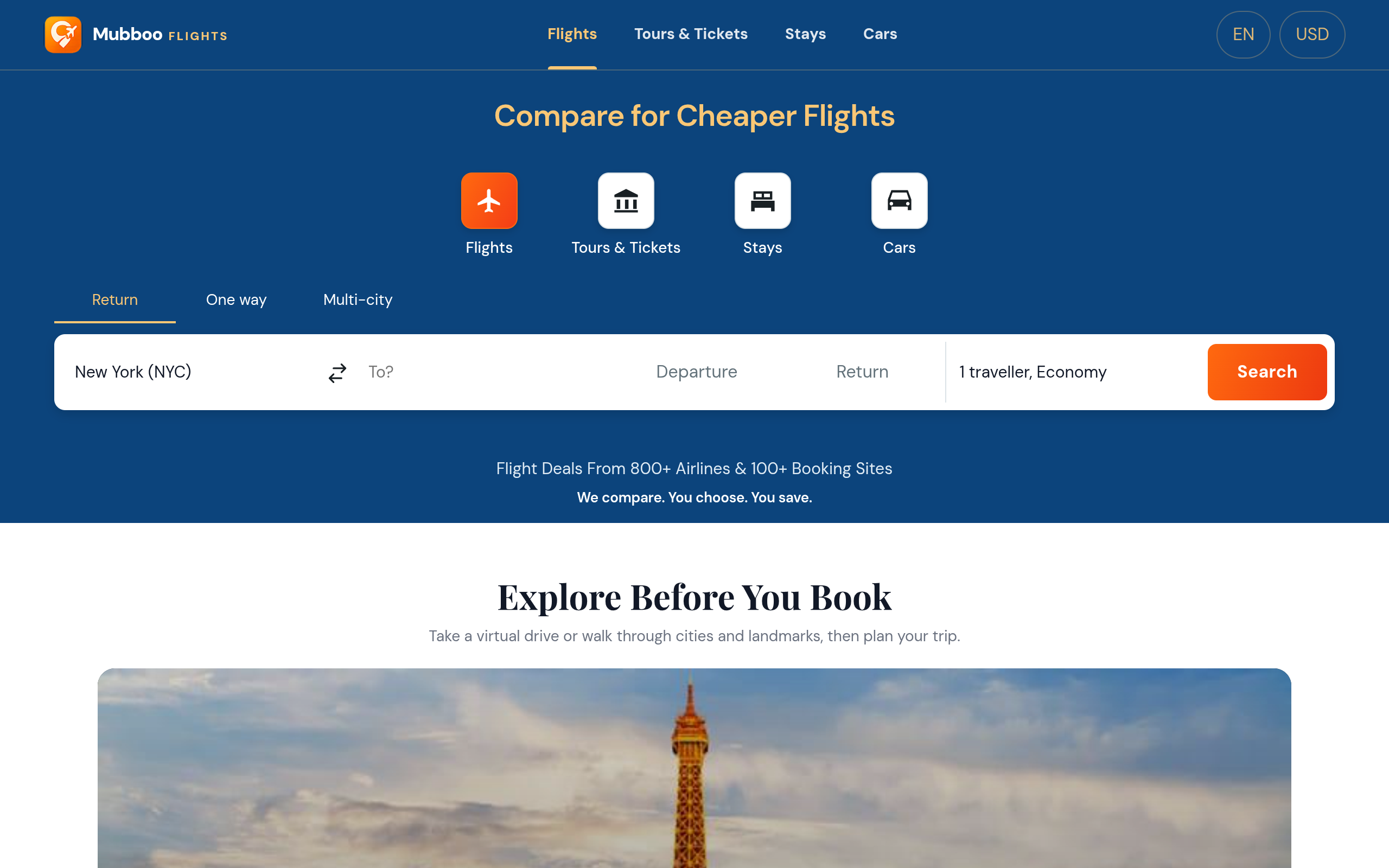 Mubboo Flights screenshot