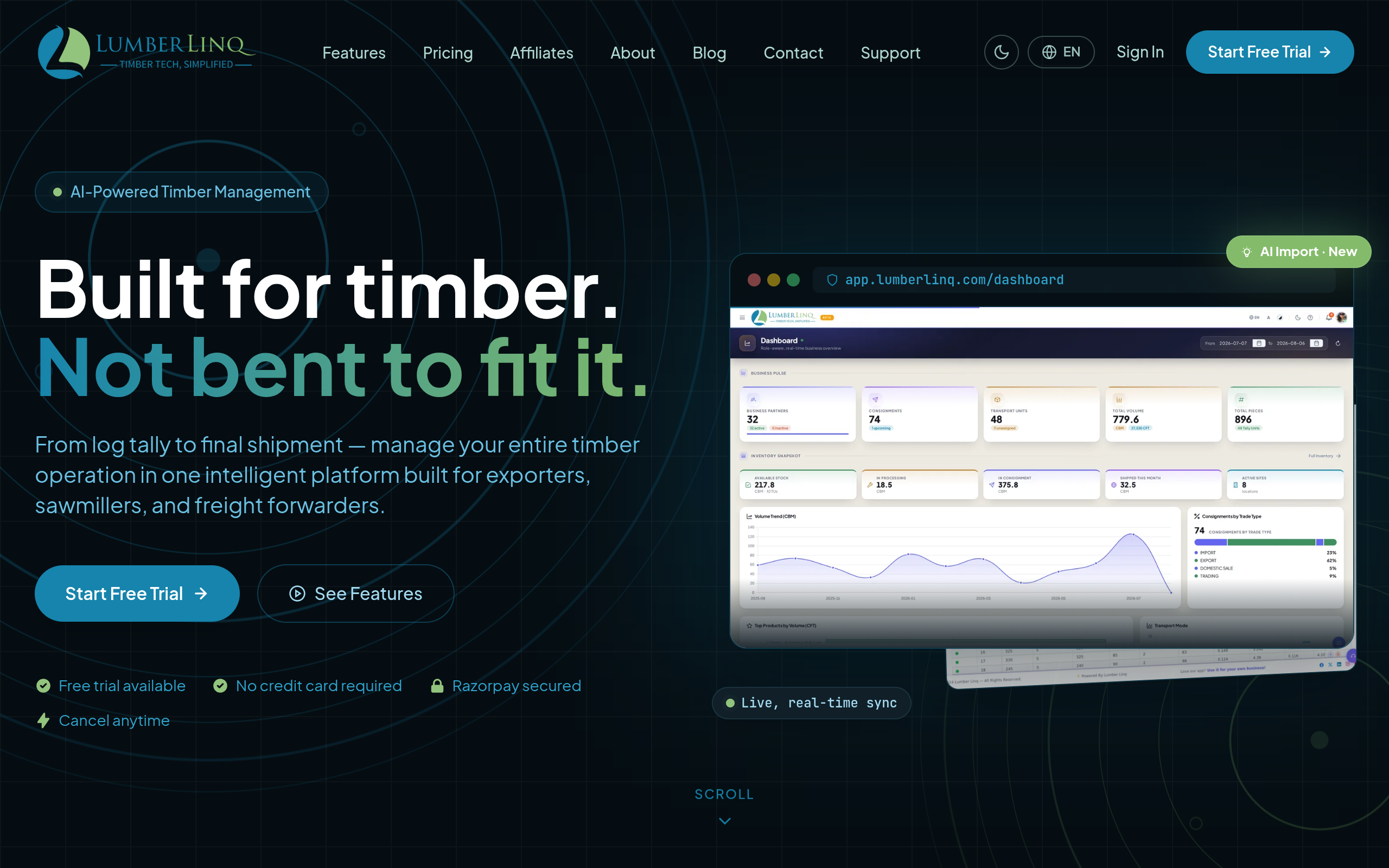 LumberLinq screenshot, image 1