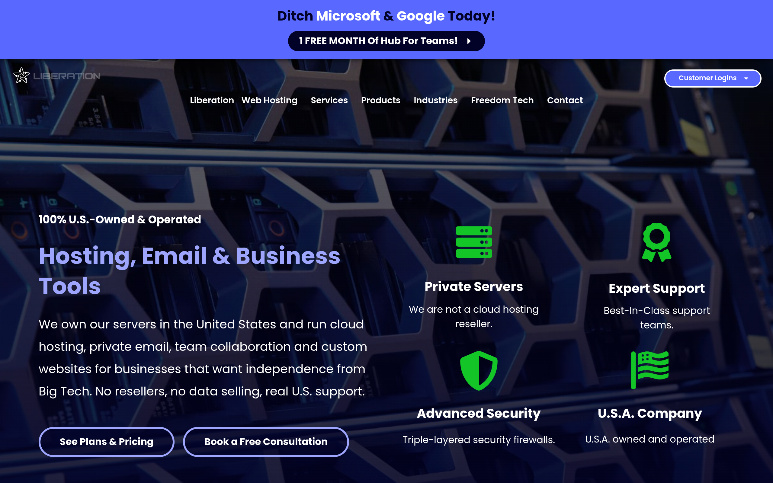 Liberation Technology Services screenshot, image 1