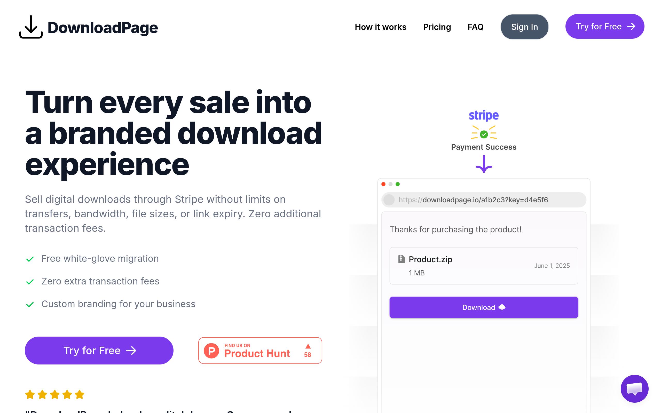 DownloadPage screenshot, image 1