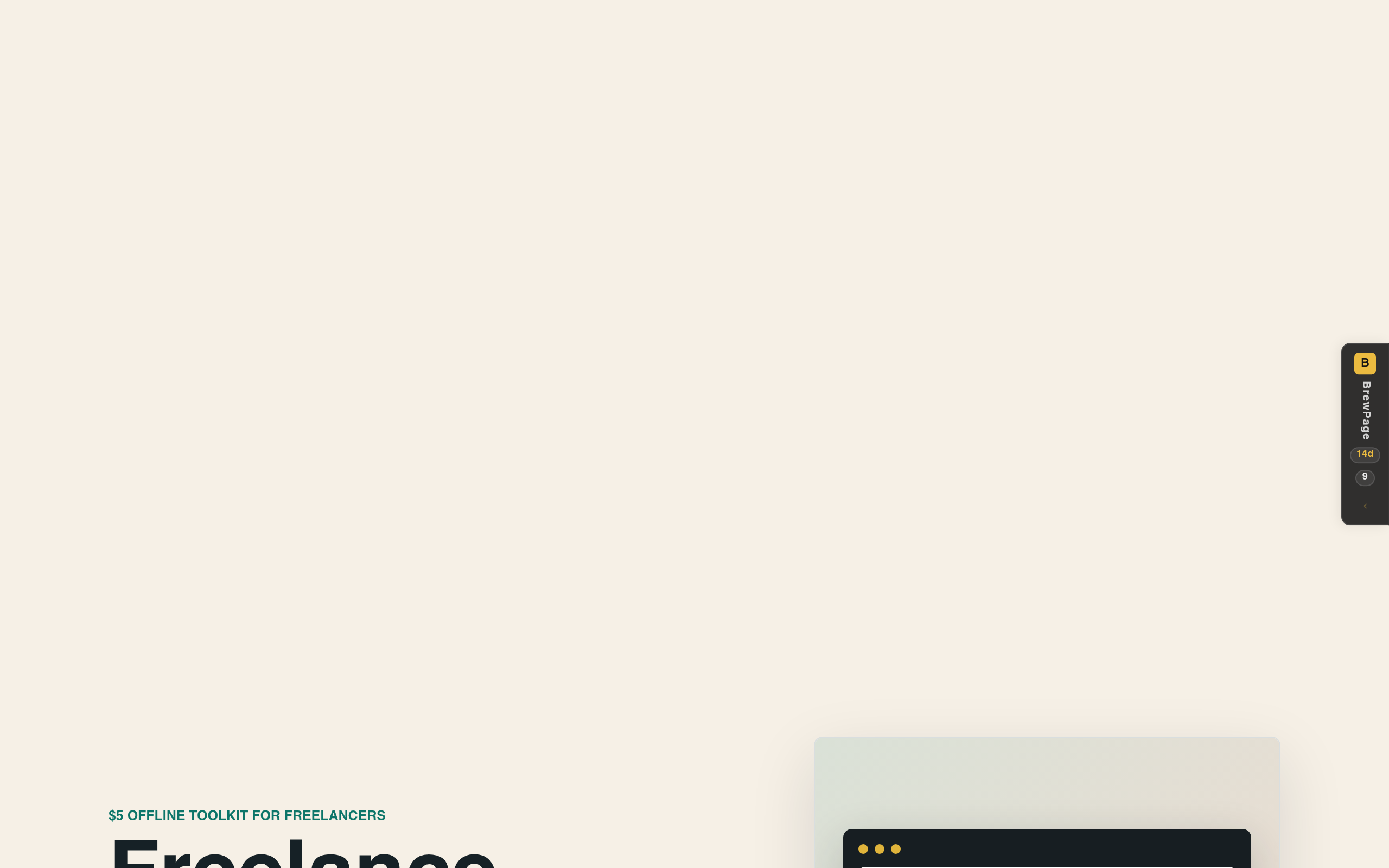 Freelance Pricing Kit screenshot