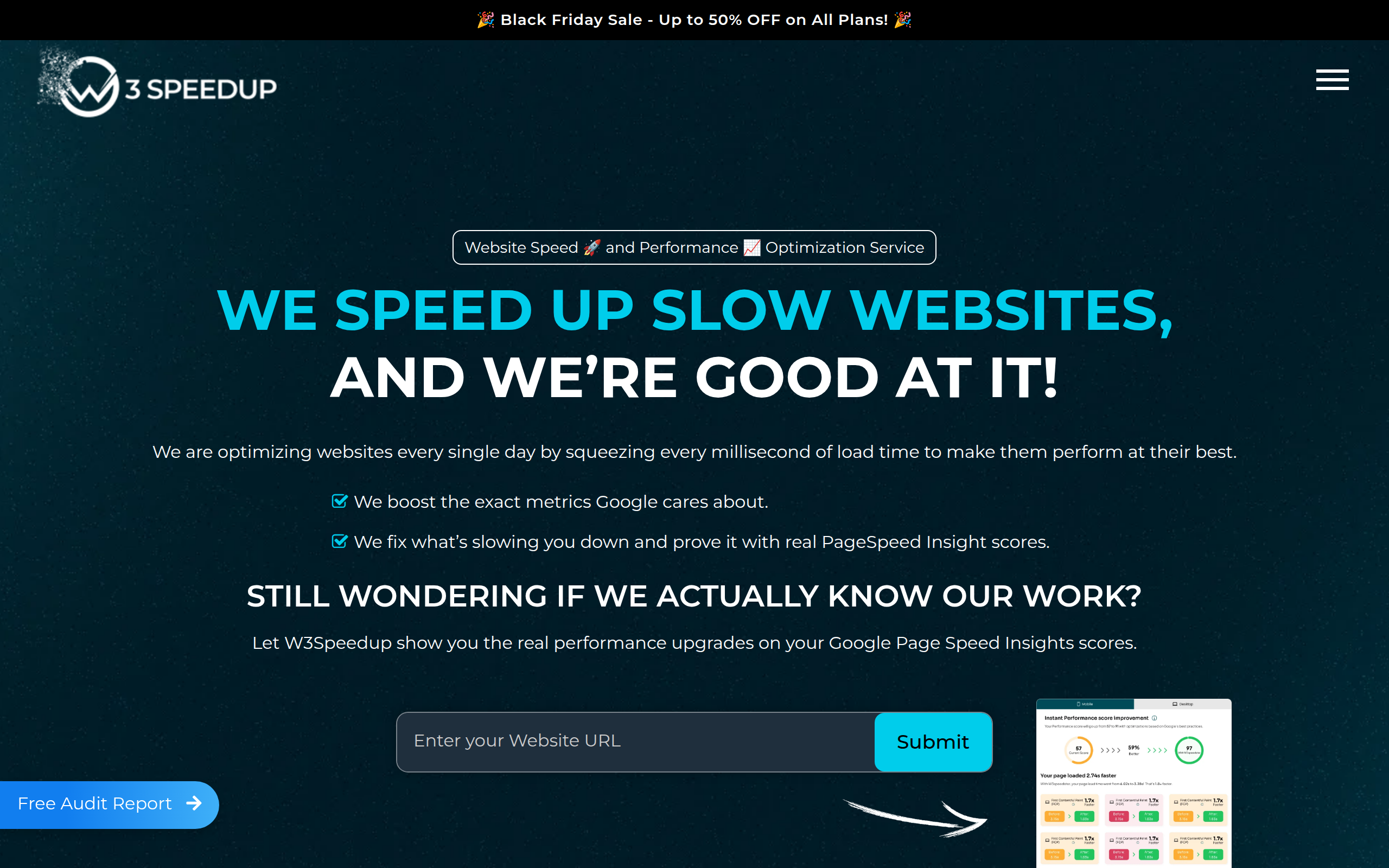 W3SPEEDUP Screenshot