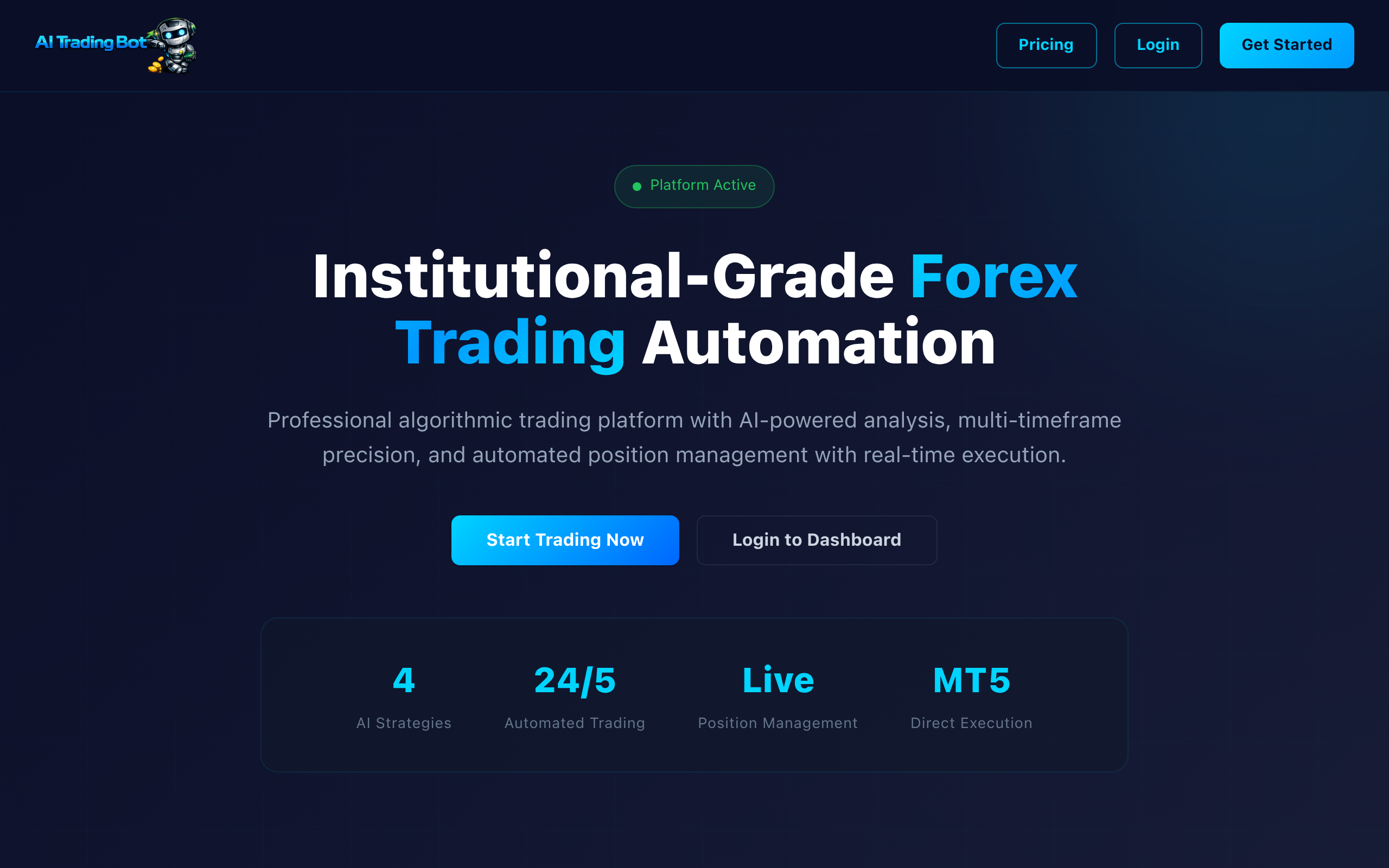 Screenshot preview of autotraderbot.ai