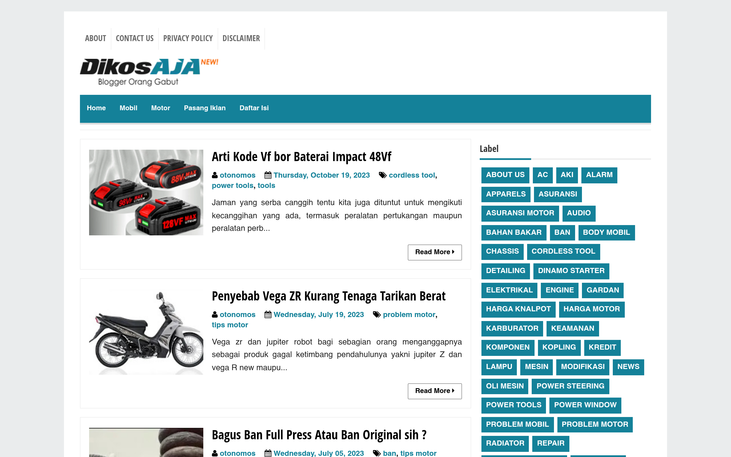 Screenshot of automotivexist.blogspot.com