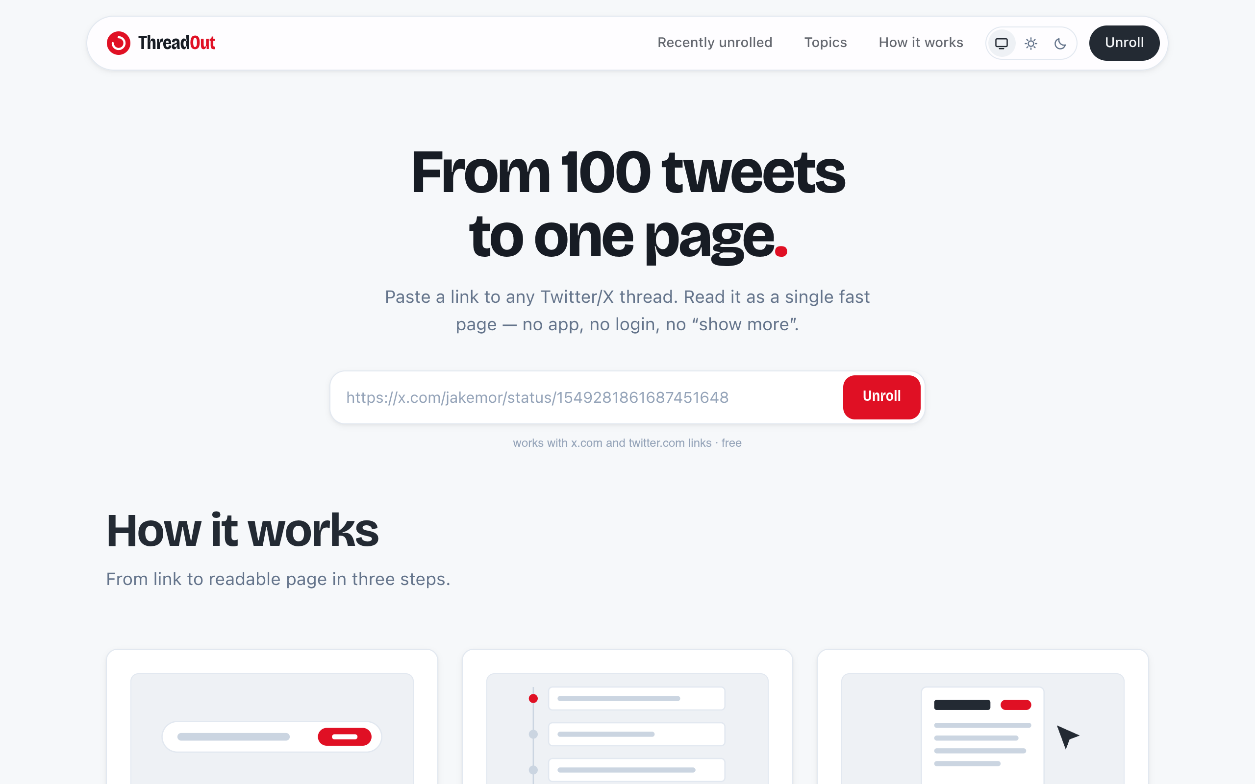 ThreadOut screenshot – image 1