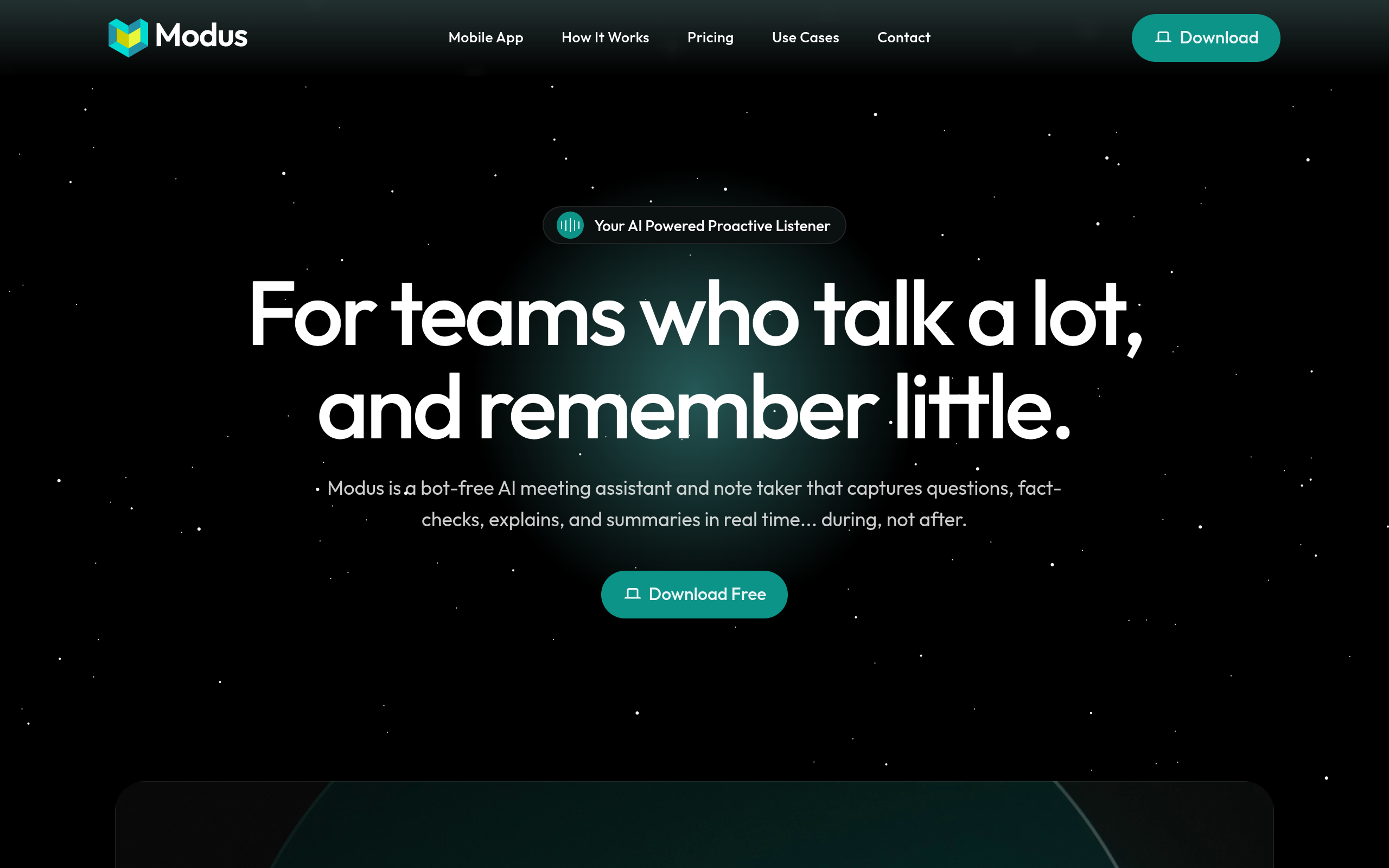 Modus screenshot – image 1