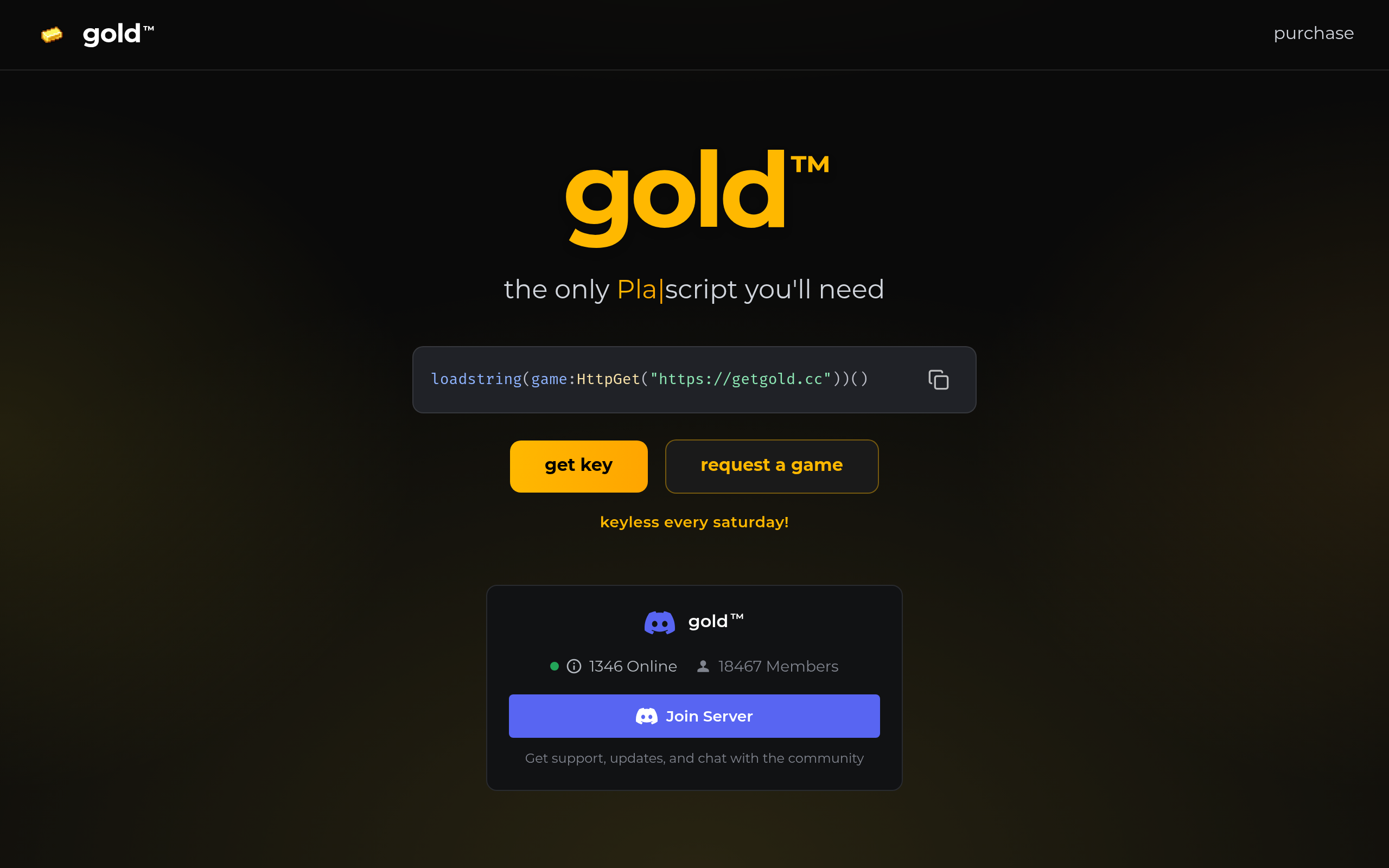 Screenshot of getgold.cc