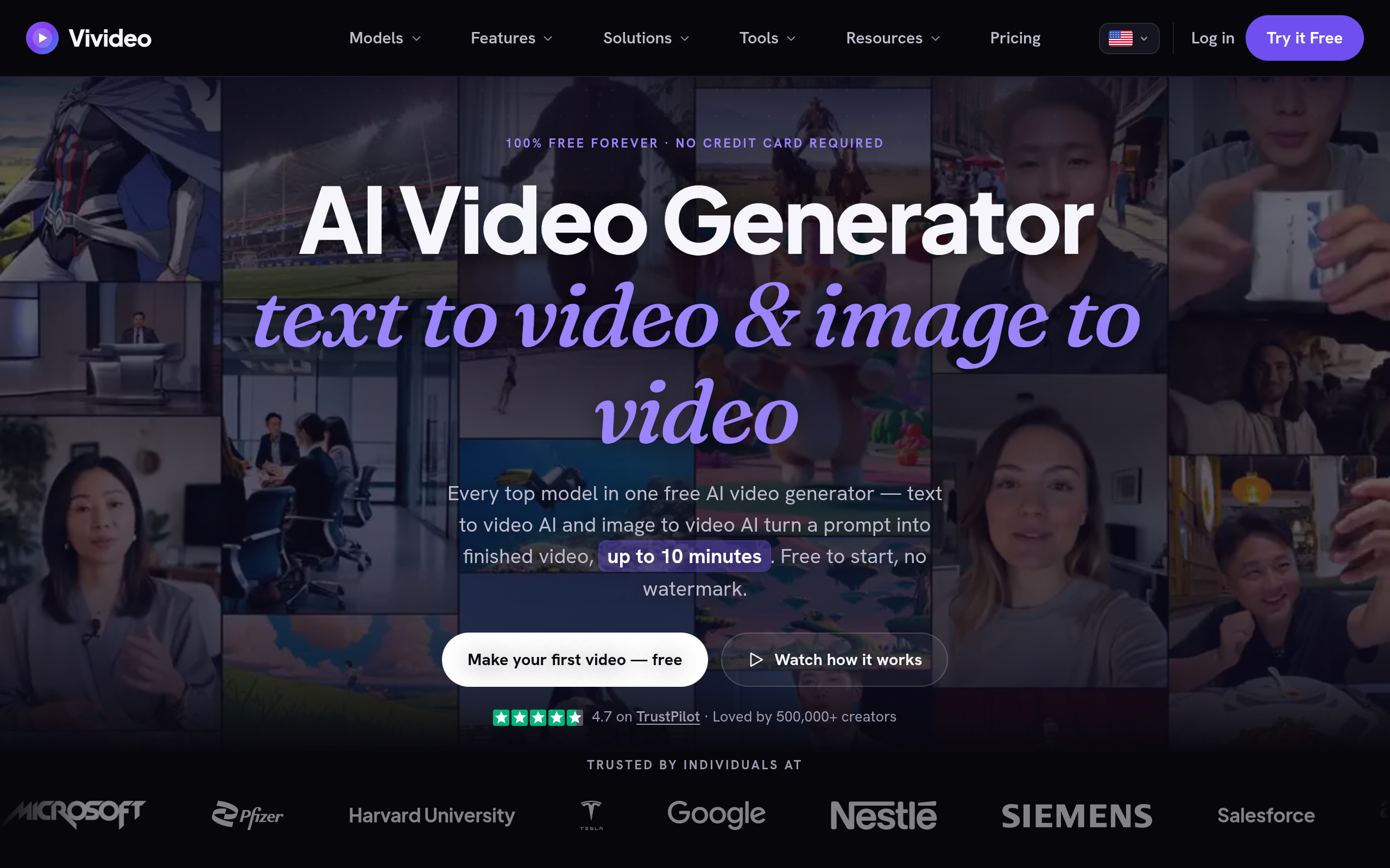 Vivideo screenshot