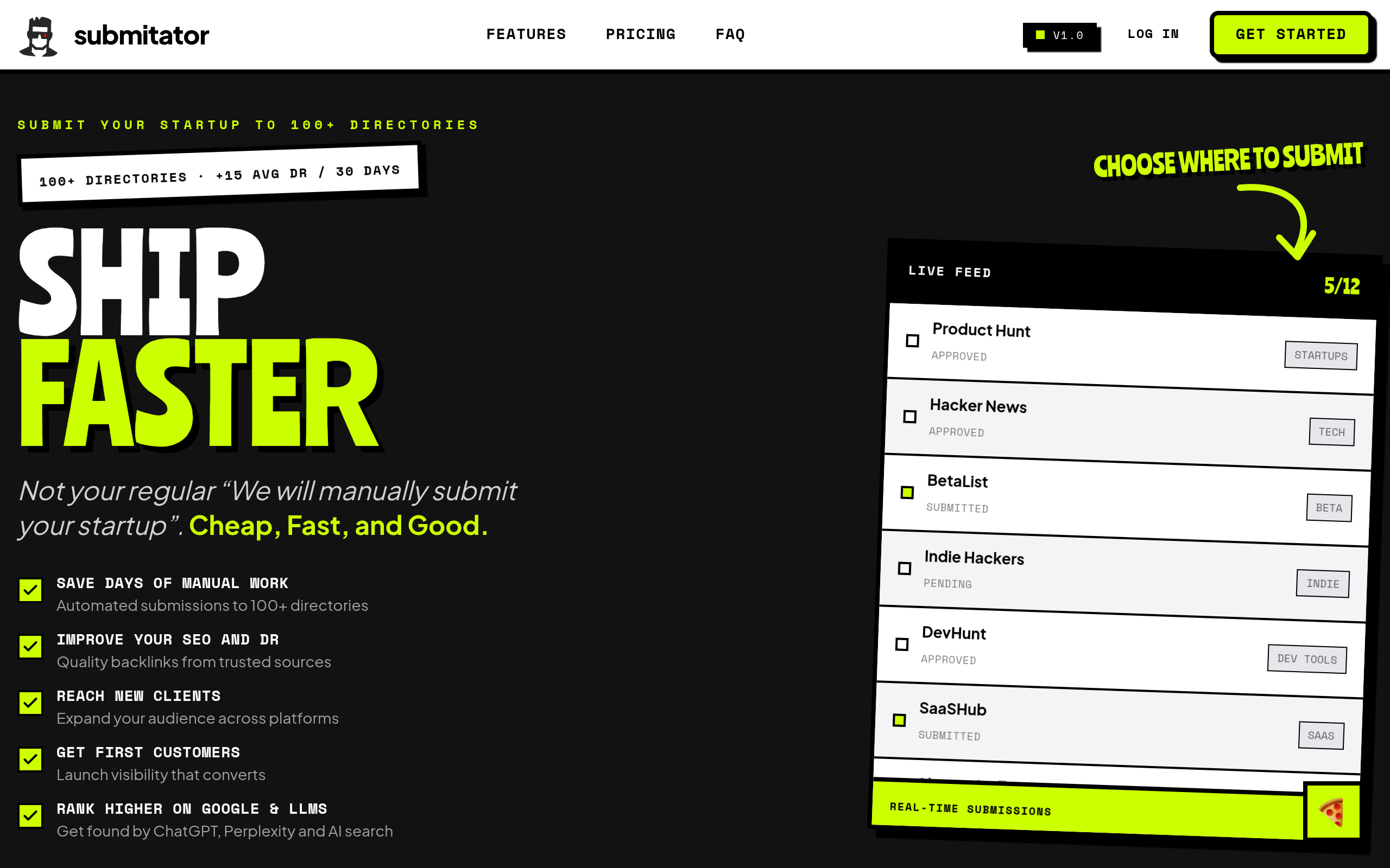 Submitator screenshot – image 1
