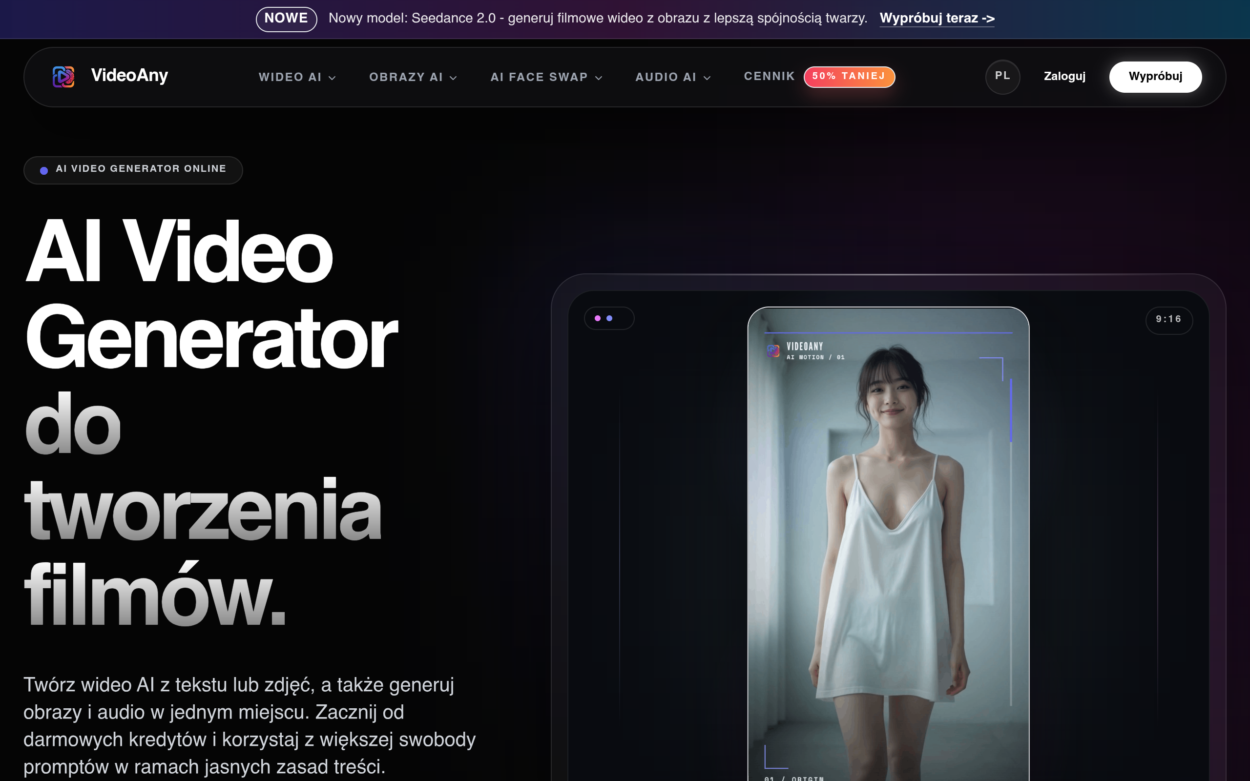 VideoAny screenshot – image 1