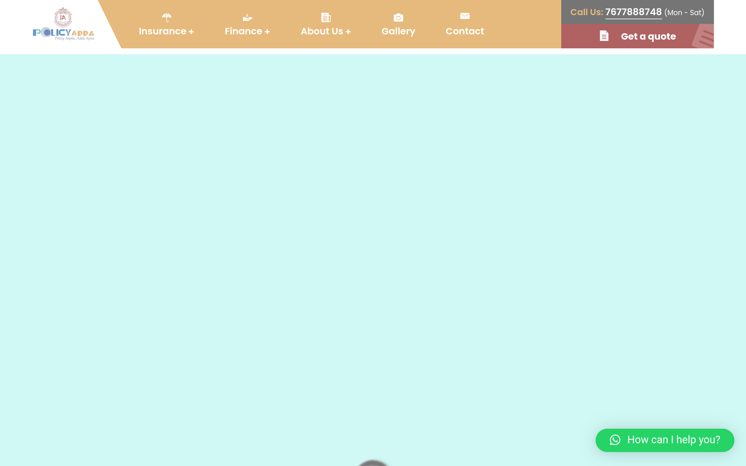 Policy Adda website preview