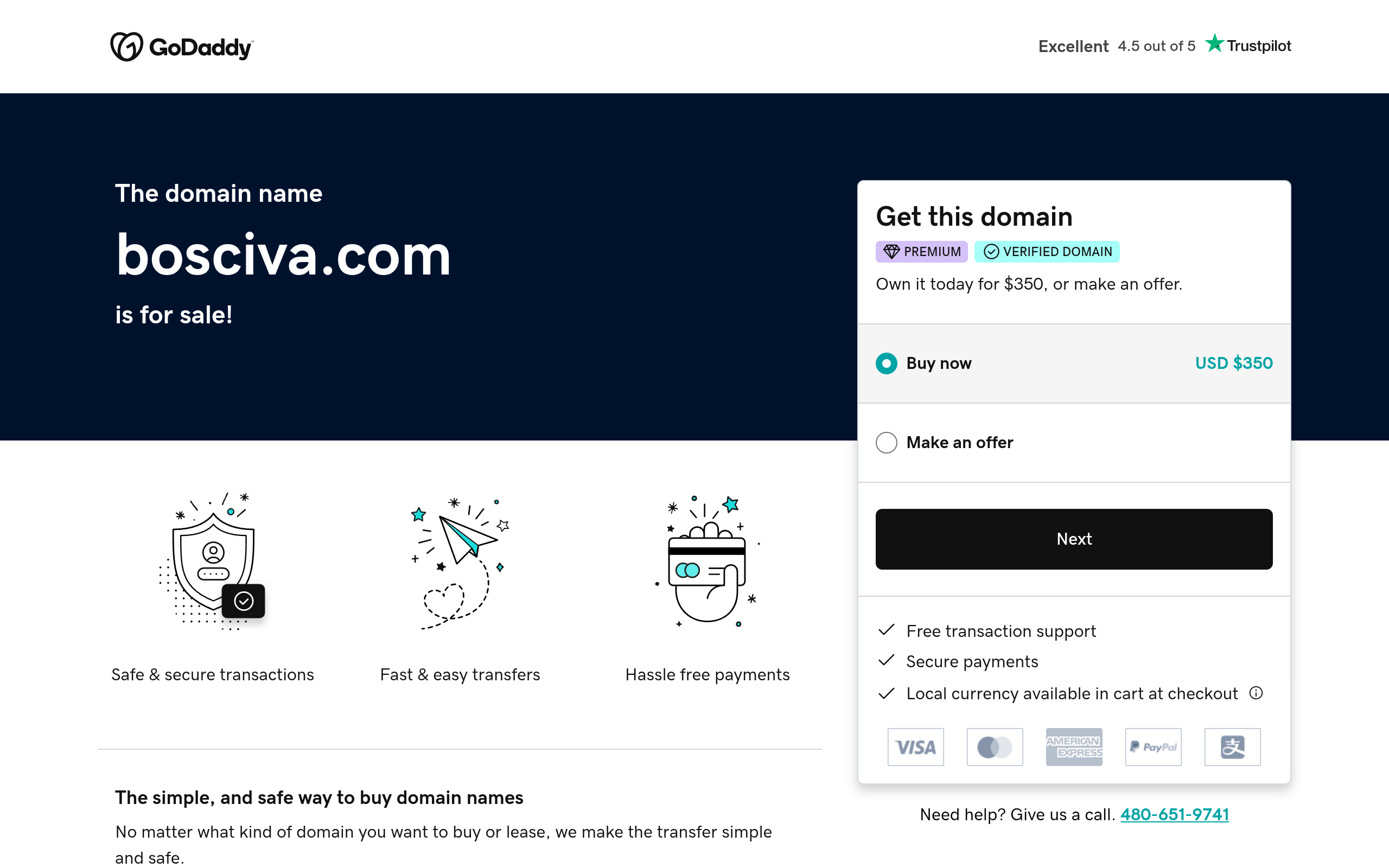 Screenshot of bosciva.com