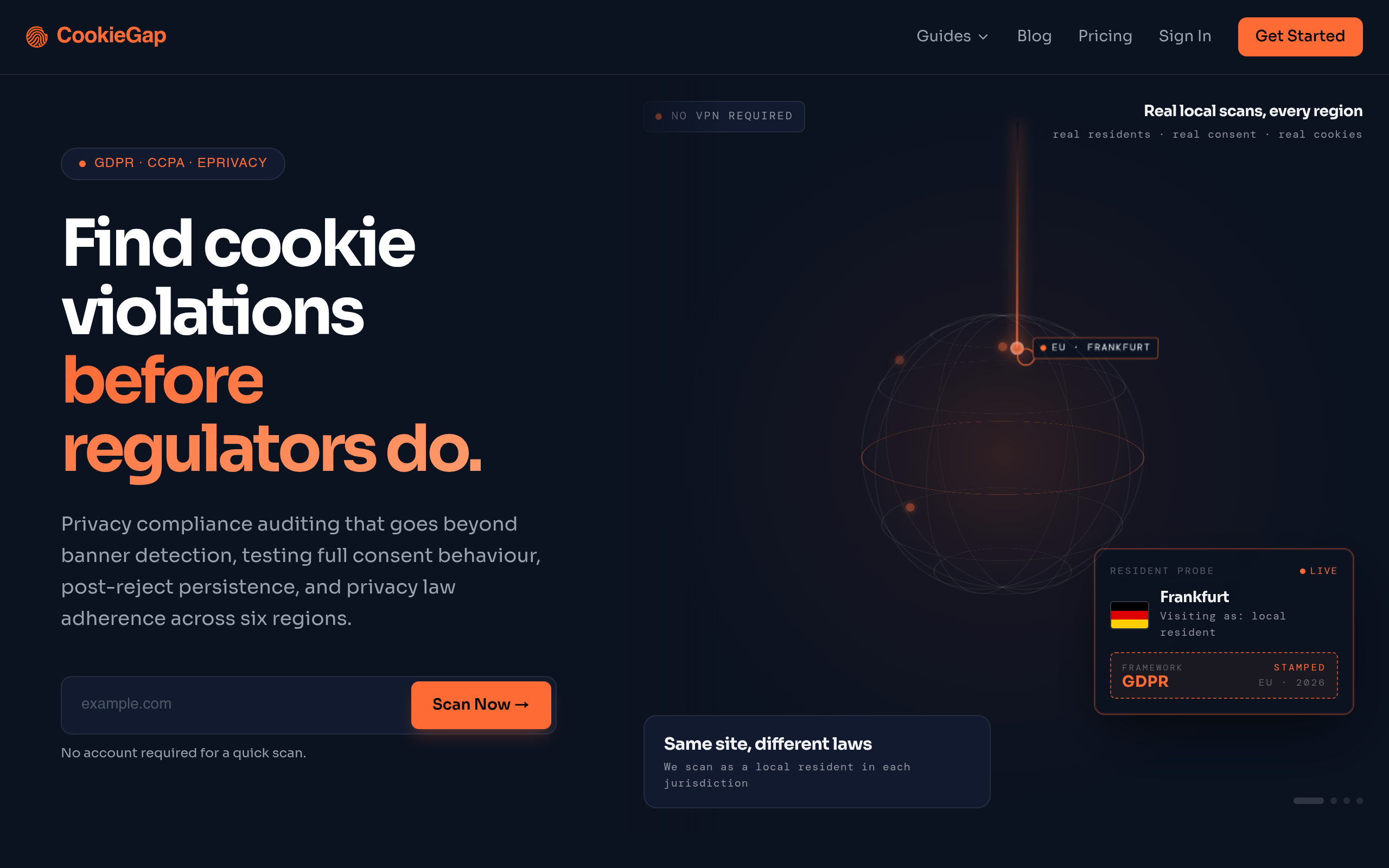 CookieGap screenshot, image 1