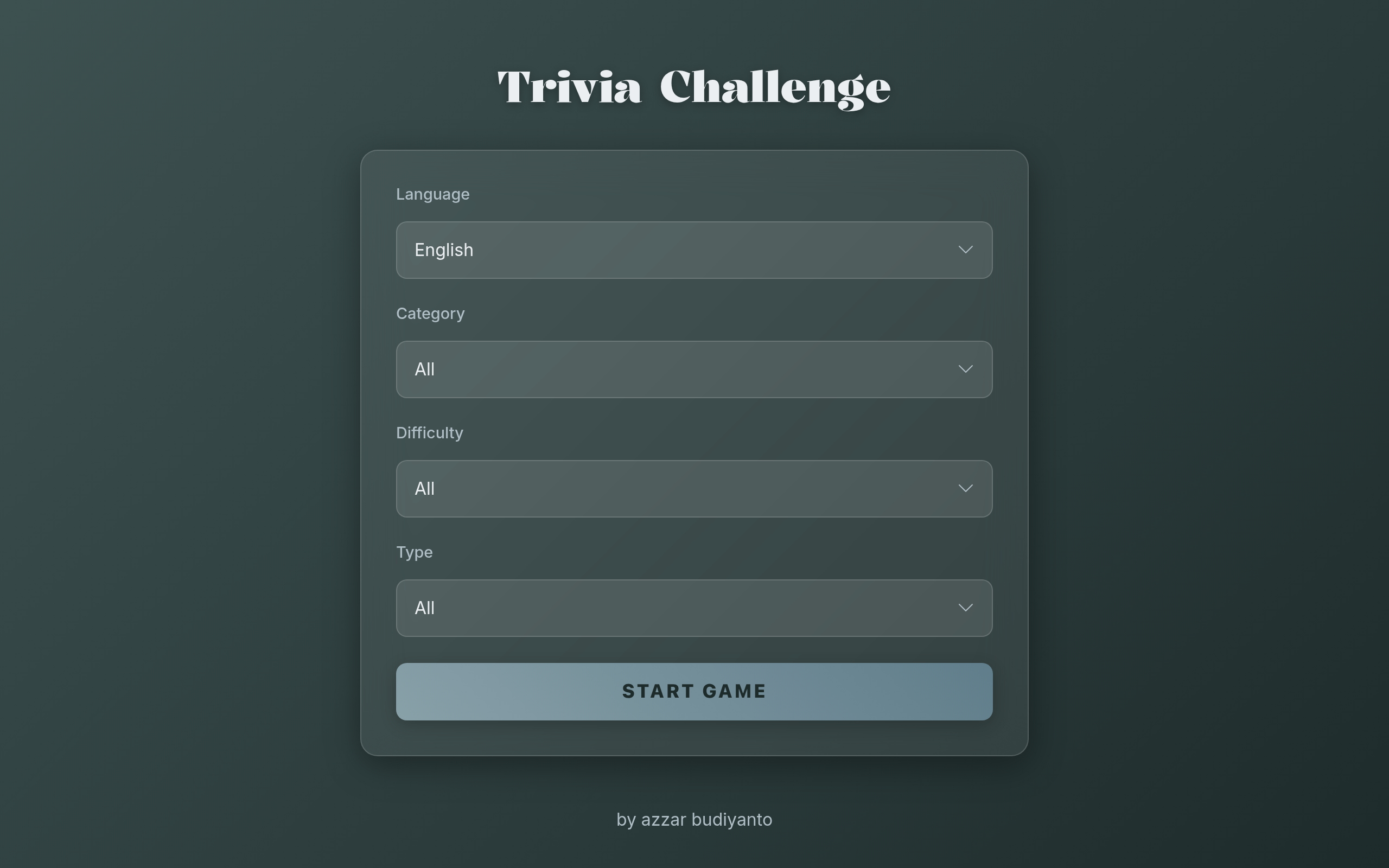 Screenshot of simple-trivia-game