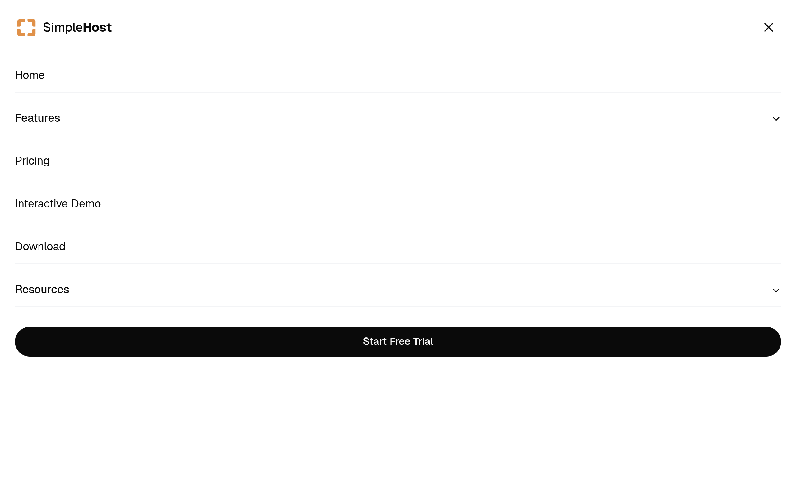 Simple Host screenshot, image 1