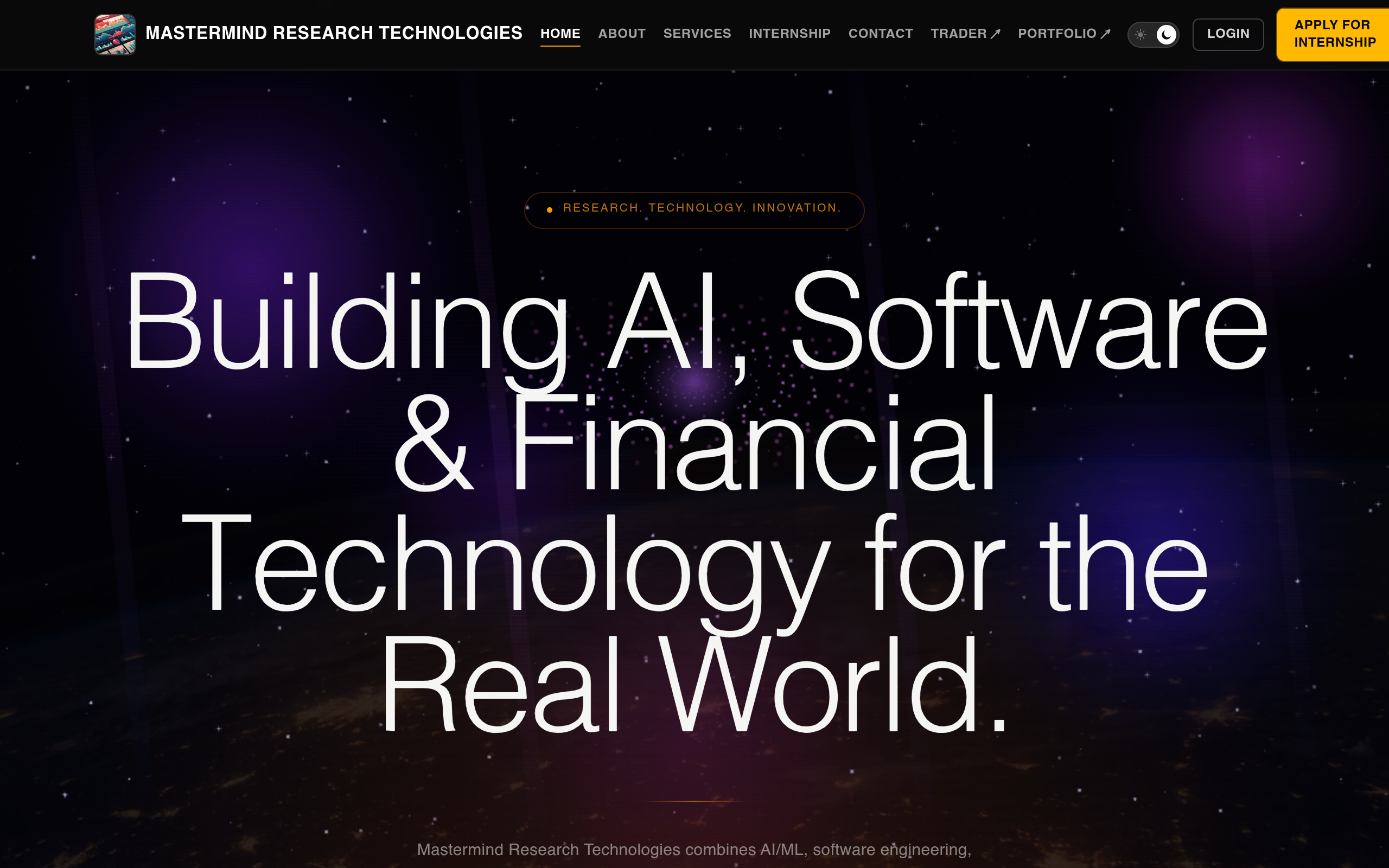 Mastermind Research Technologies screenshot