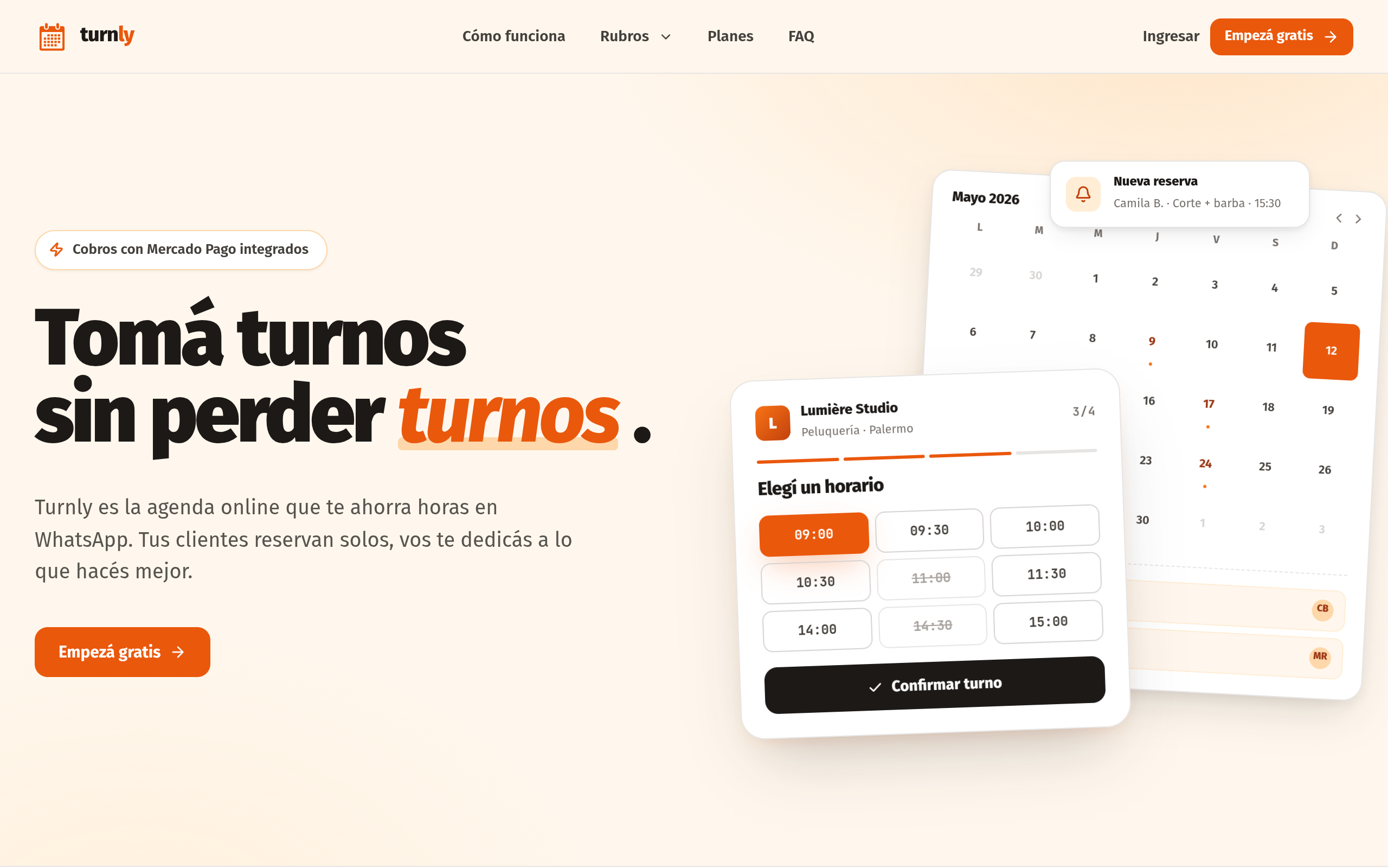 Vista previa de Turnly