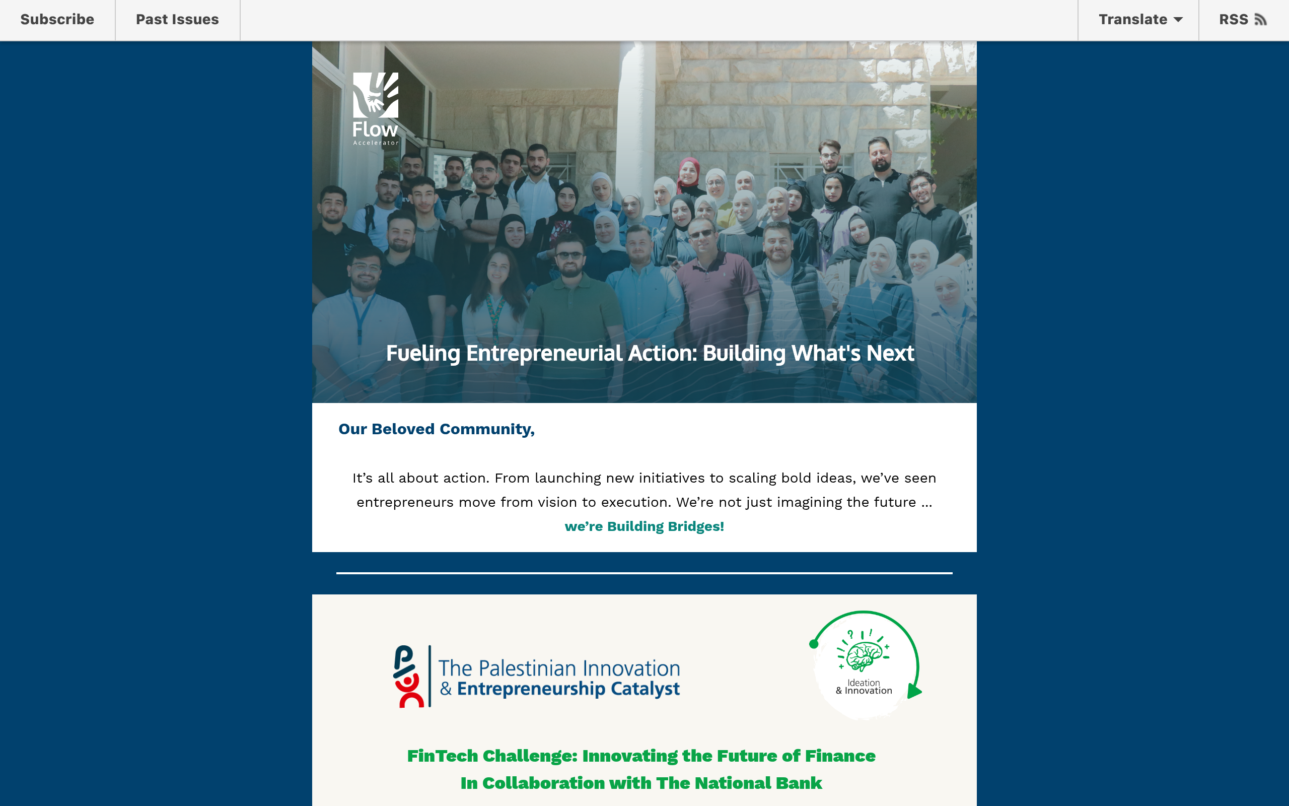 Our Building Blocks Q2 2025 | Fueling Entrepreneurial Action: Building What’s Next