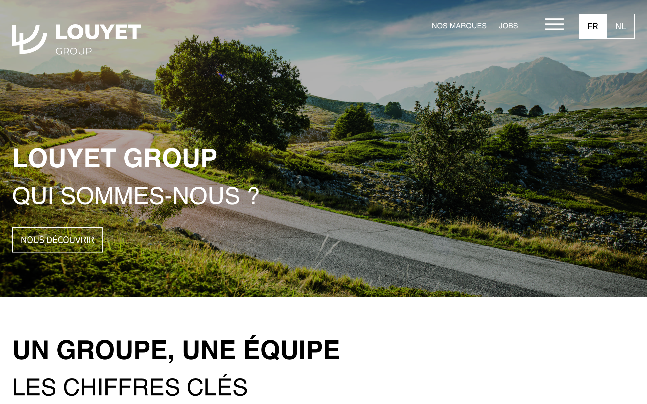Capture d'écran de Louyet Group