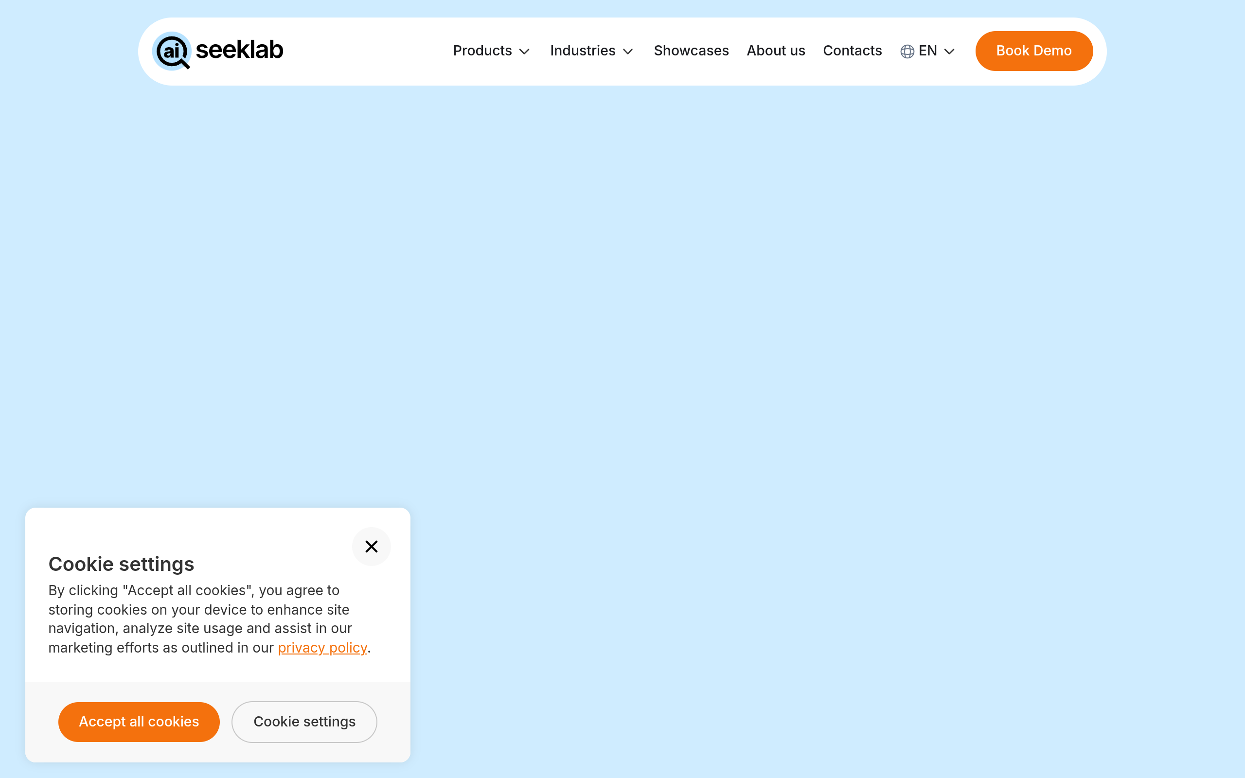 AI-powered product search for e‑commerce websites screenshot, image 1