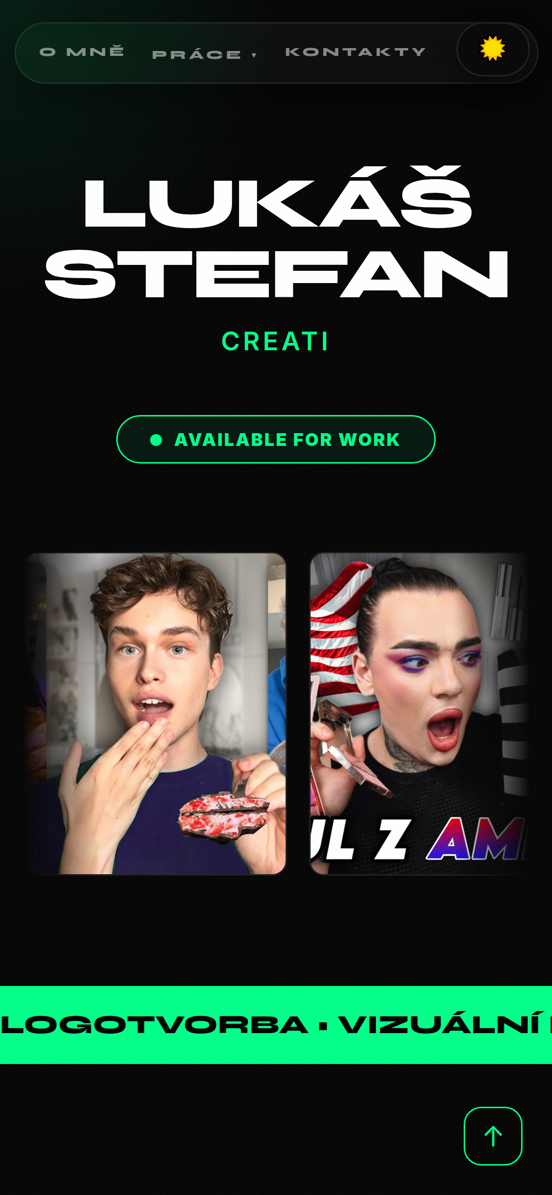 Mobile screenshot of lukasstefan.netlify.app