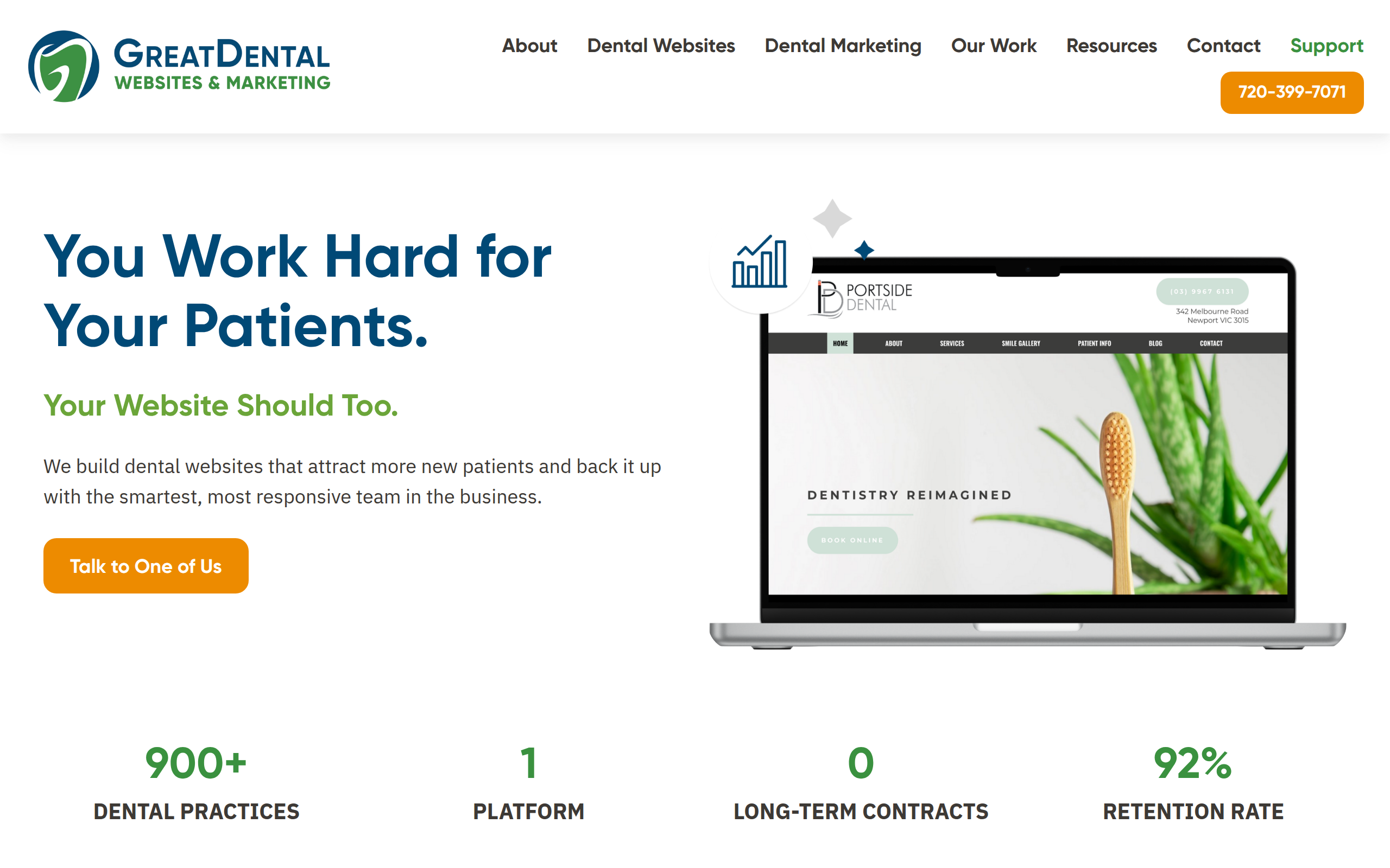 Great Dental Websites Screenshot