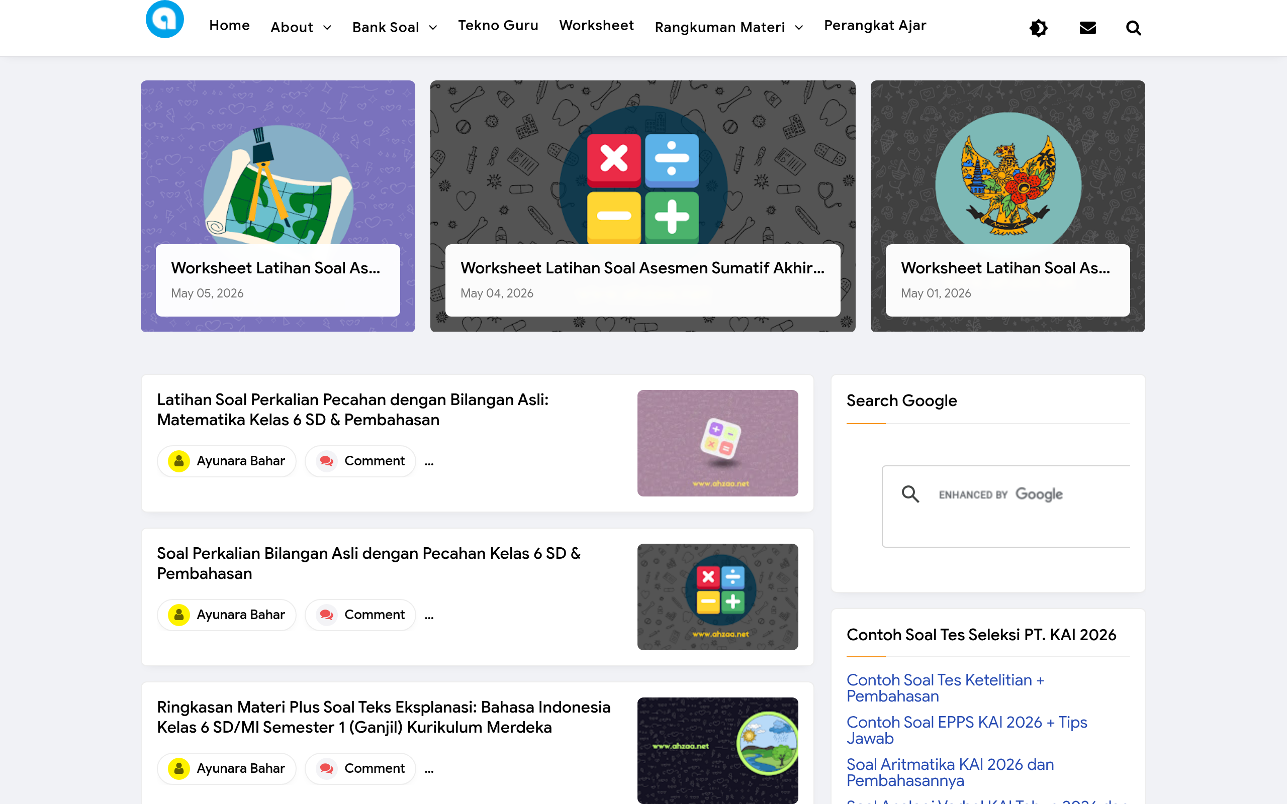 Screenshot of ahzaa.net