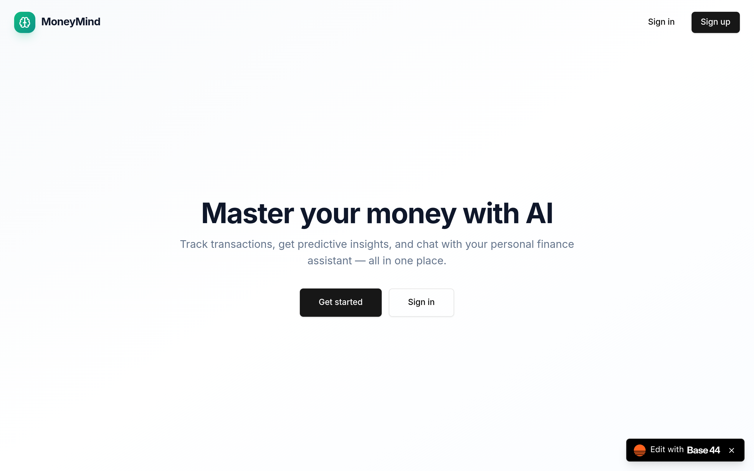 MoneyMind AI screenshot – image 1