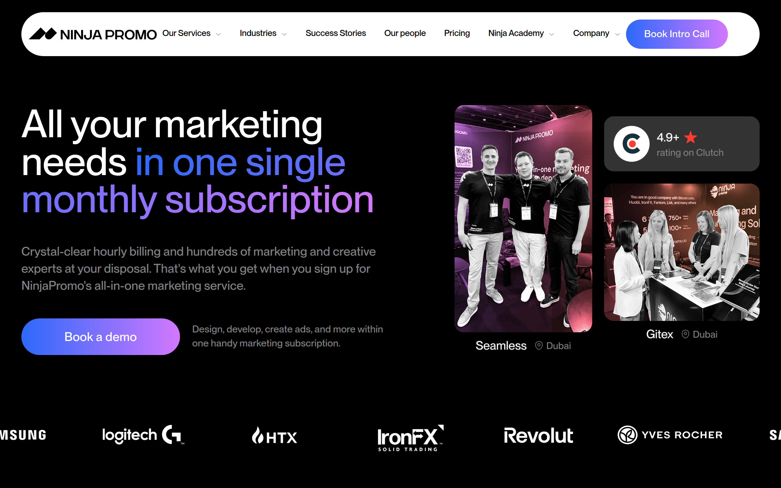 NinjaPromo Screenshot