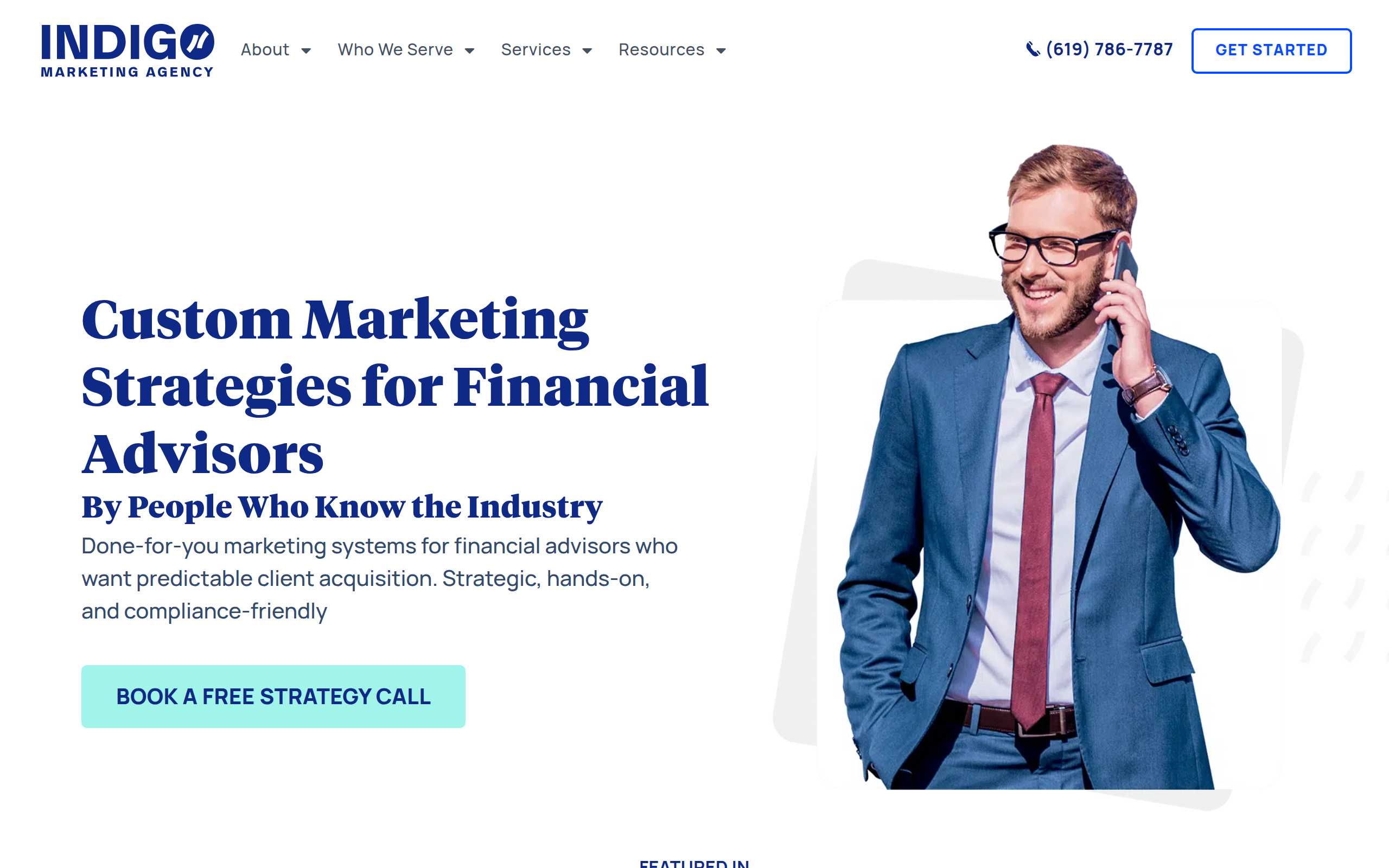 Indigo Marketing Agency Screenshot