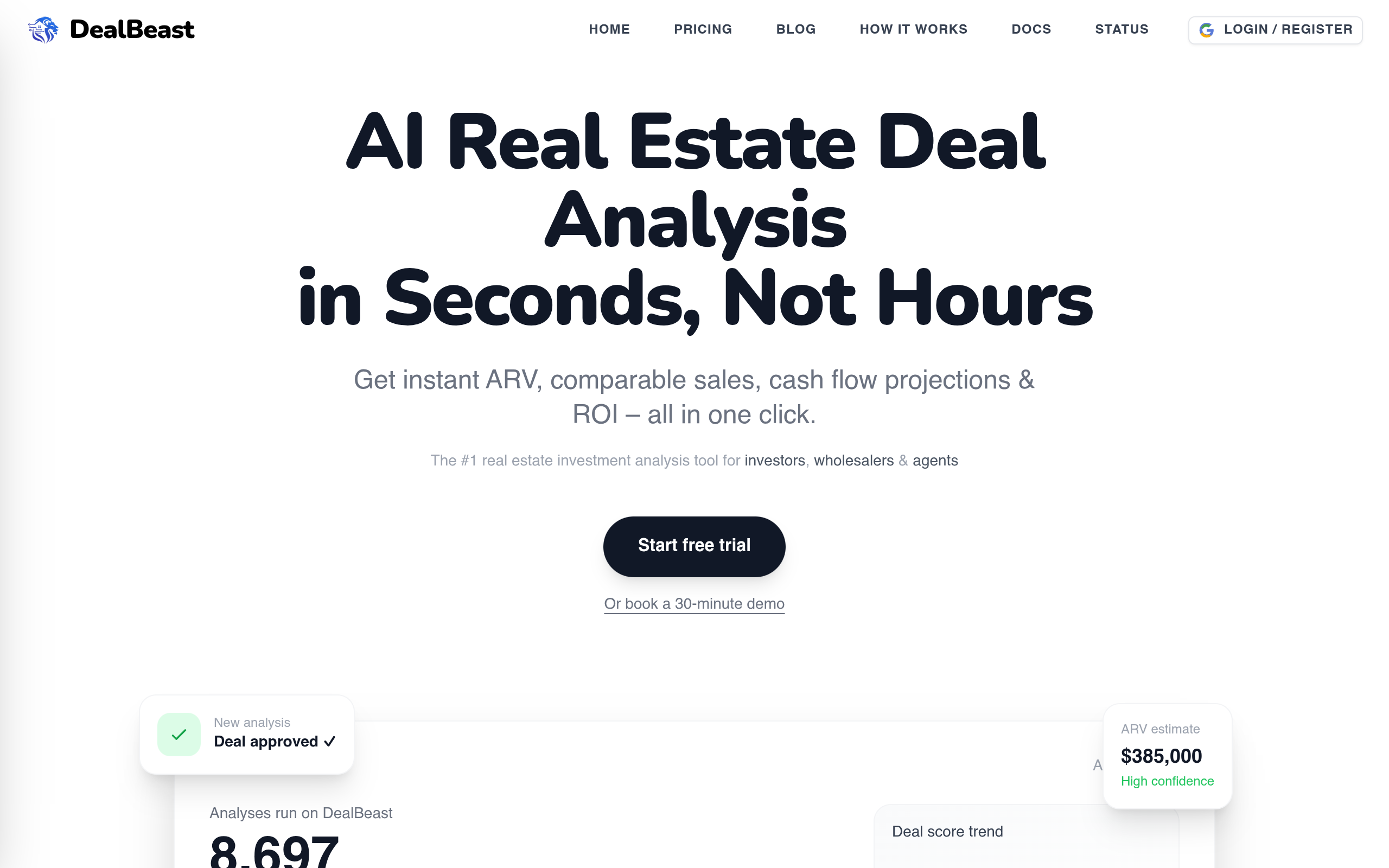 DealBeast screenshot, image 1