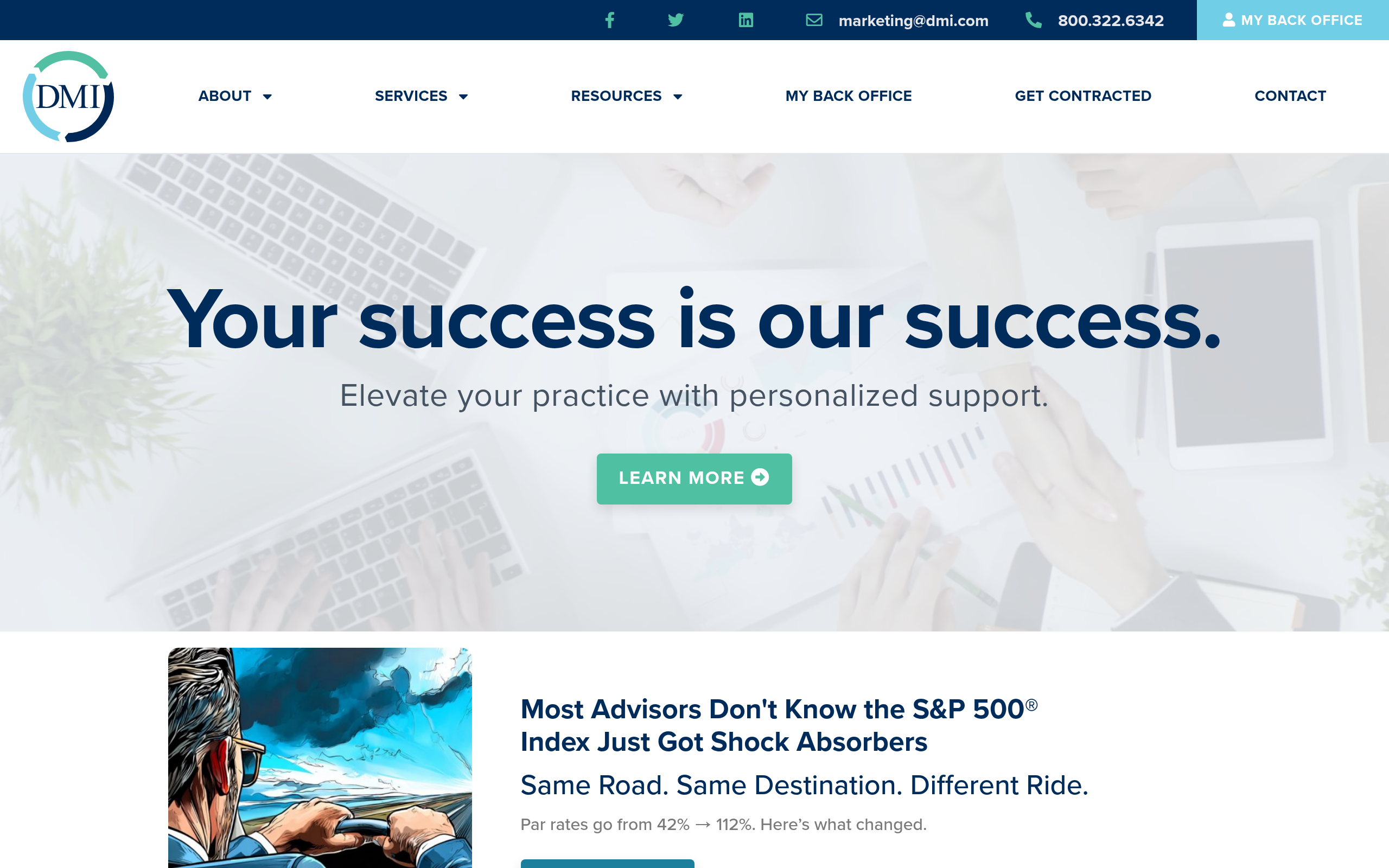Screenshot of dmi.com