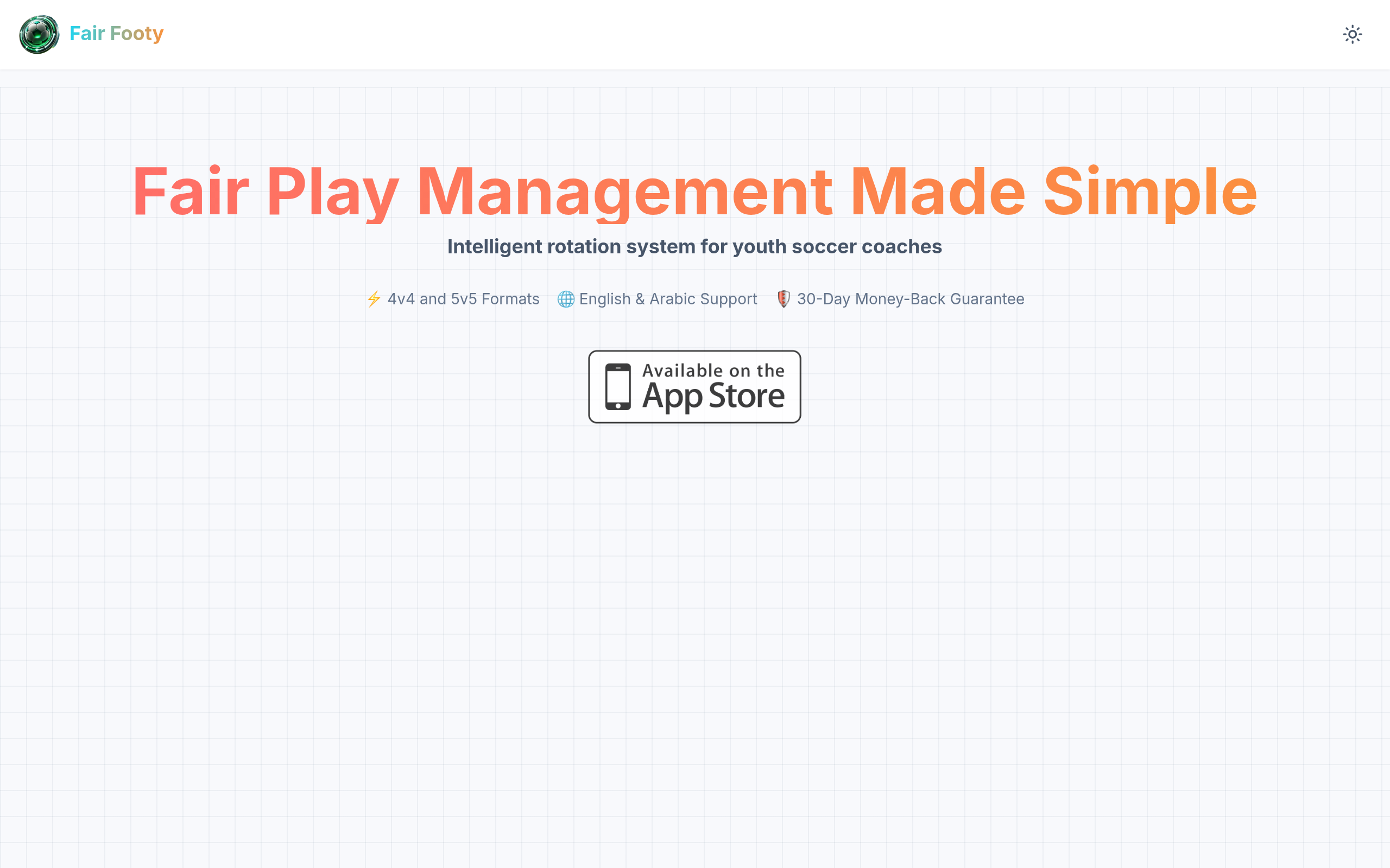 FAIR Footy - Innovative platform promoting equal opportunities and fair play in soccer communities worldwide