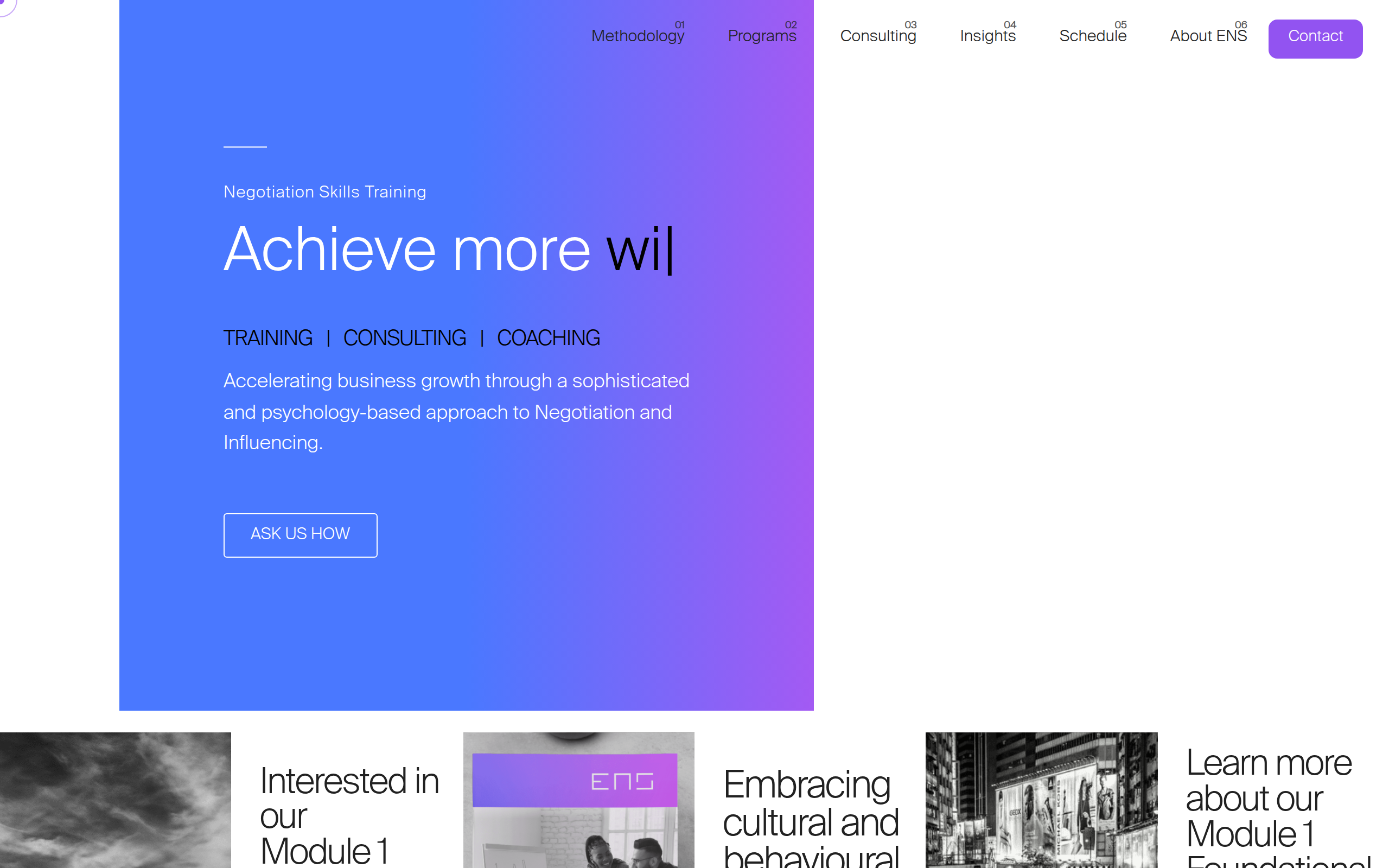 Negotiate screenshot