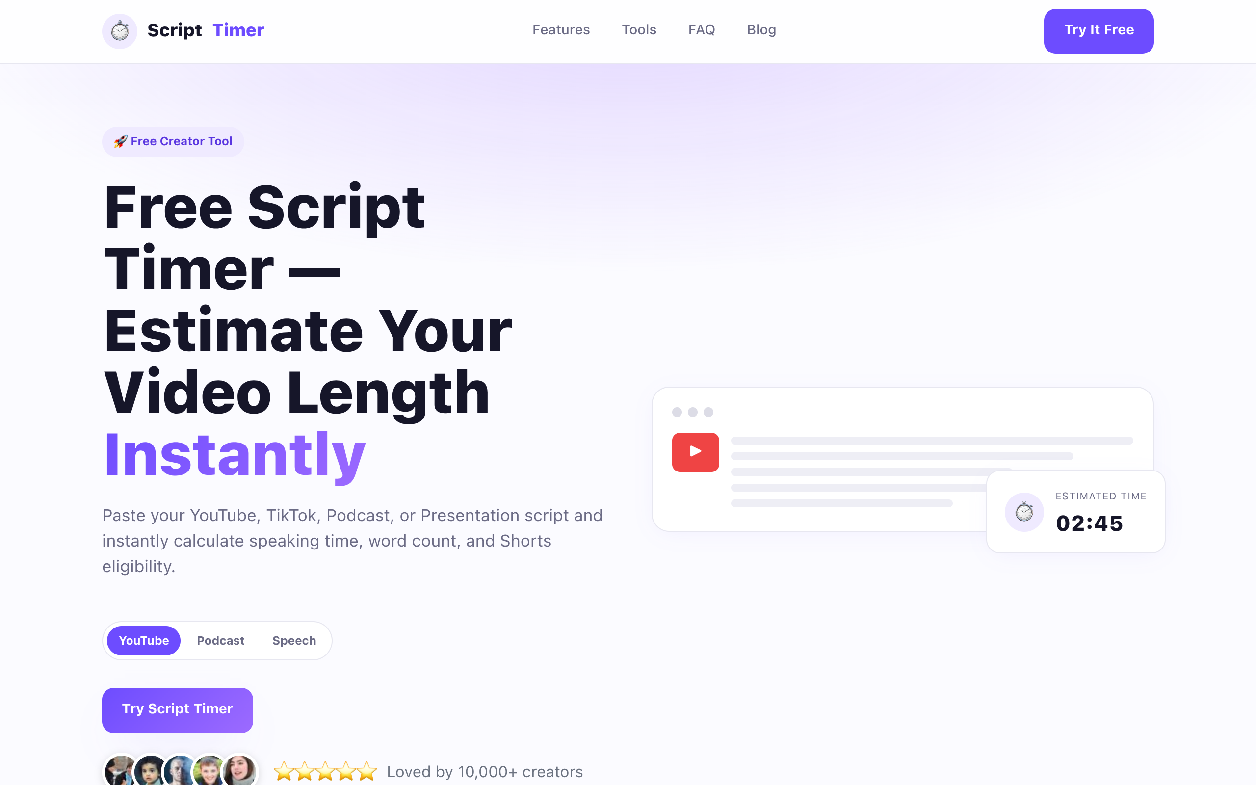 ScriptTimer screenshot