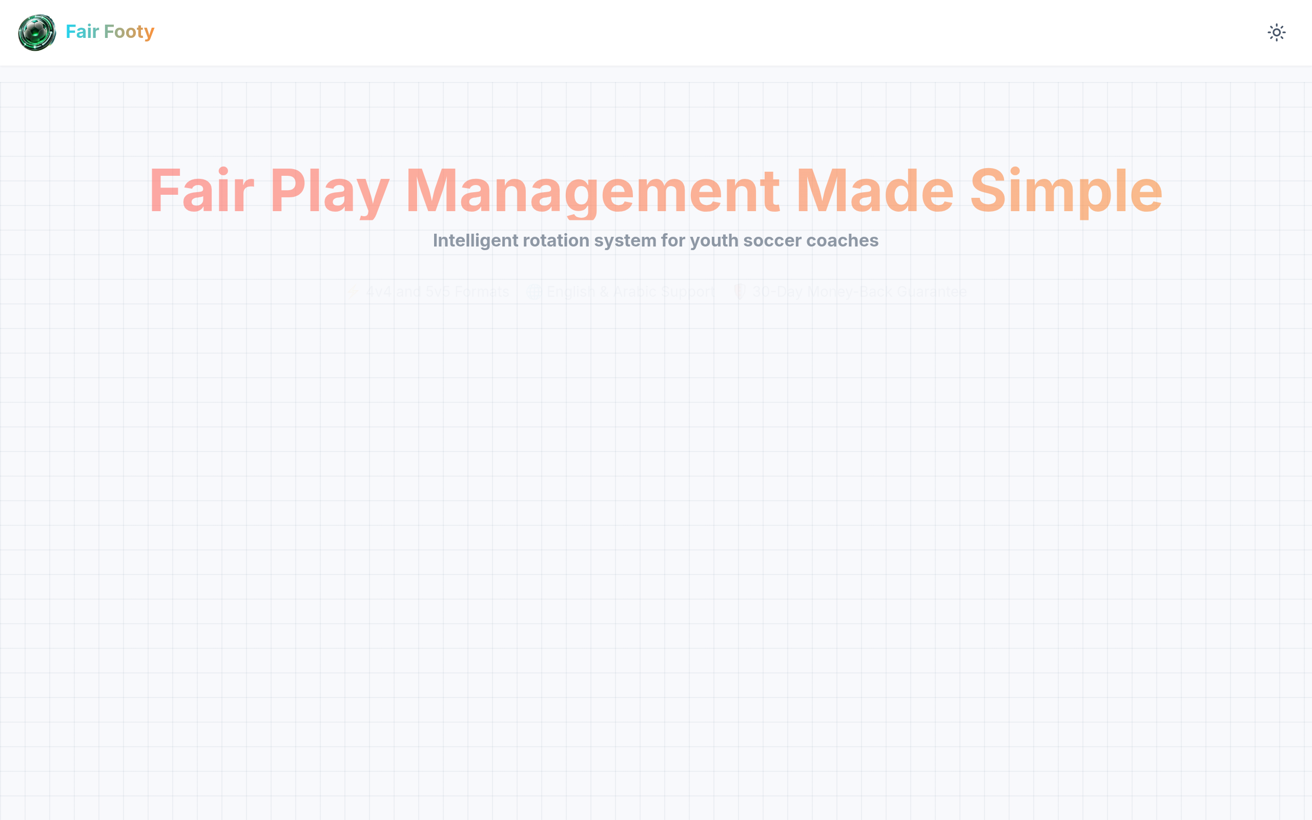 FAIR Footy - Innovative platform promoting equal opportunities and fair play in soccer communities worldwide