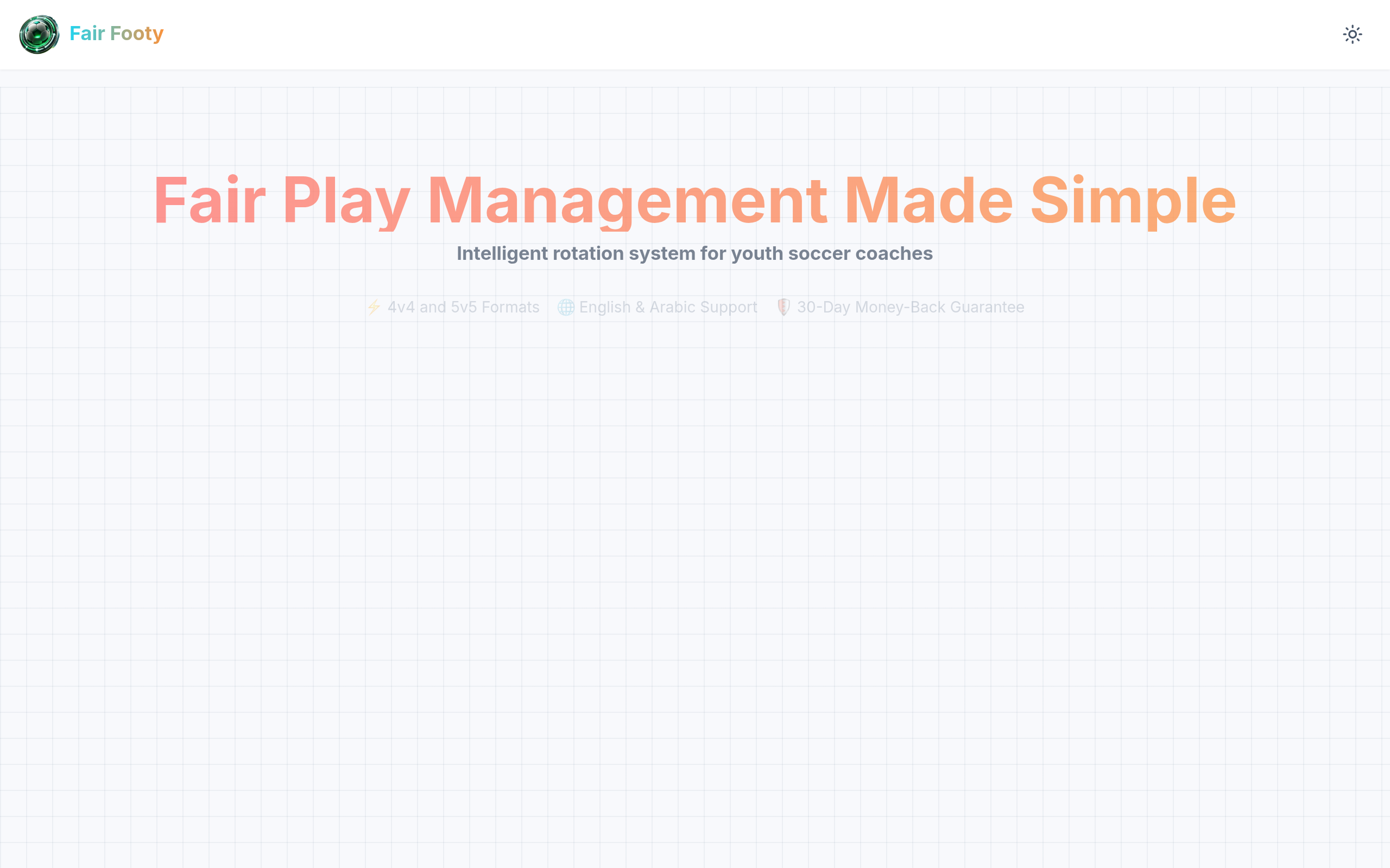 FAIR Footy - Innovative platform promoting equal opportunities and fair play in soccer communities worldwide