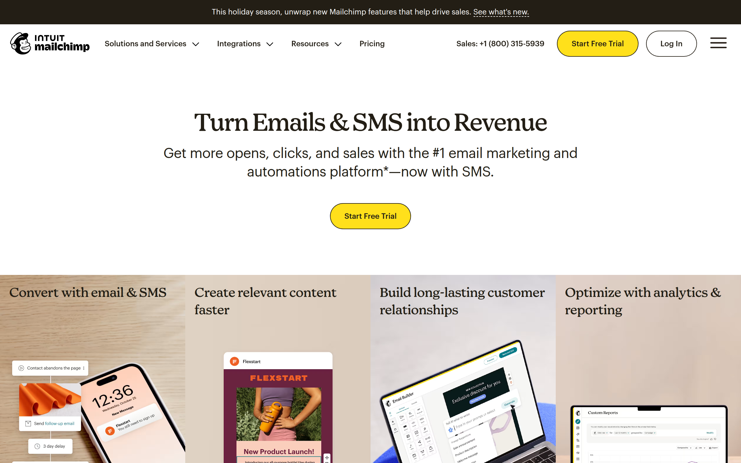 Email marketing Screenshot
