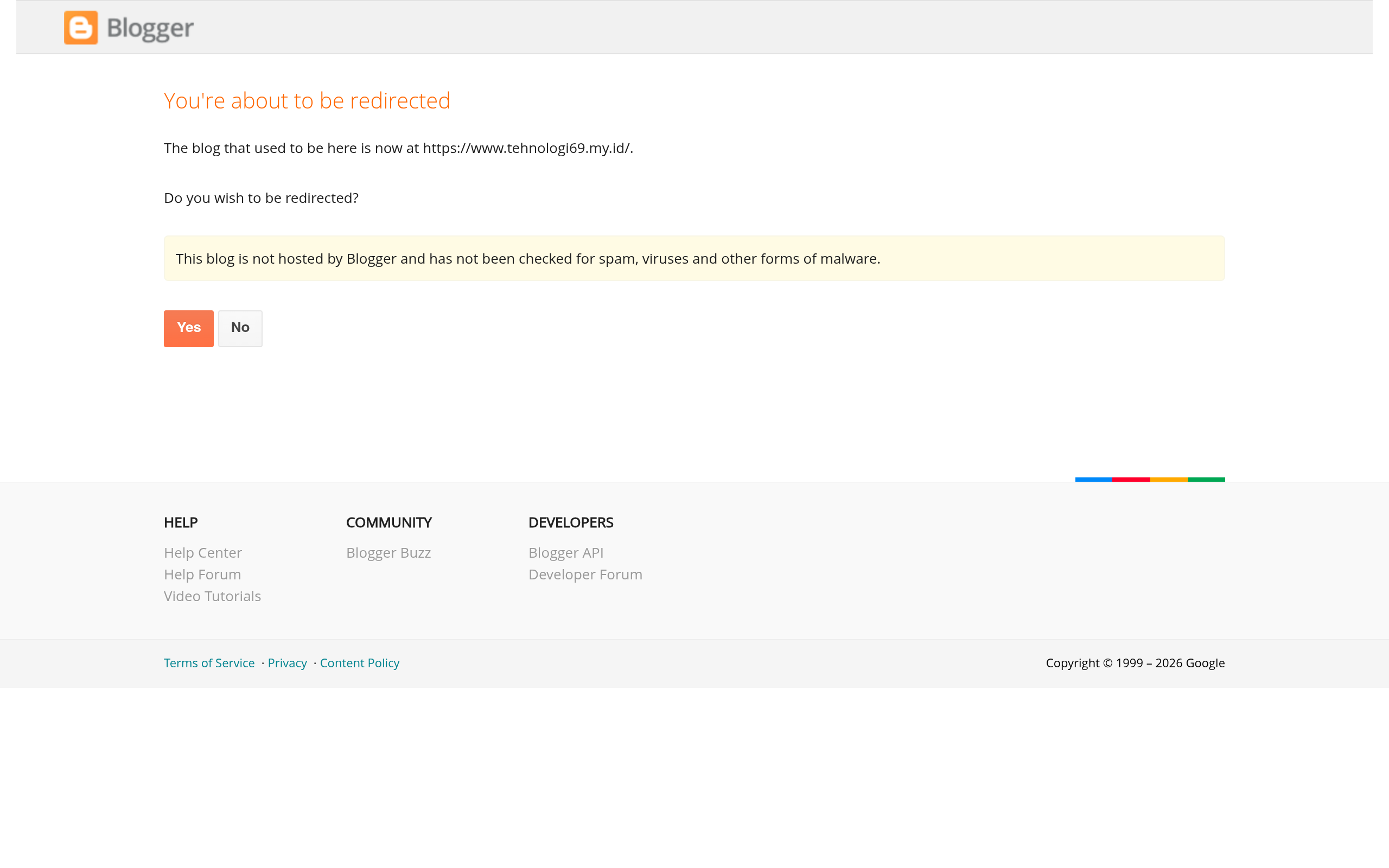 Screenshot of tehnologi69.blogspot.com