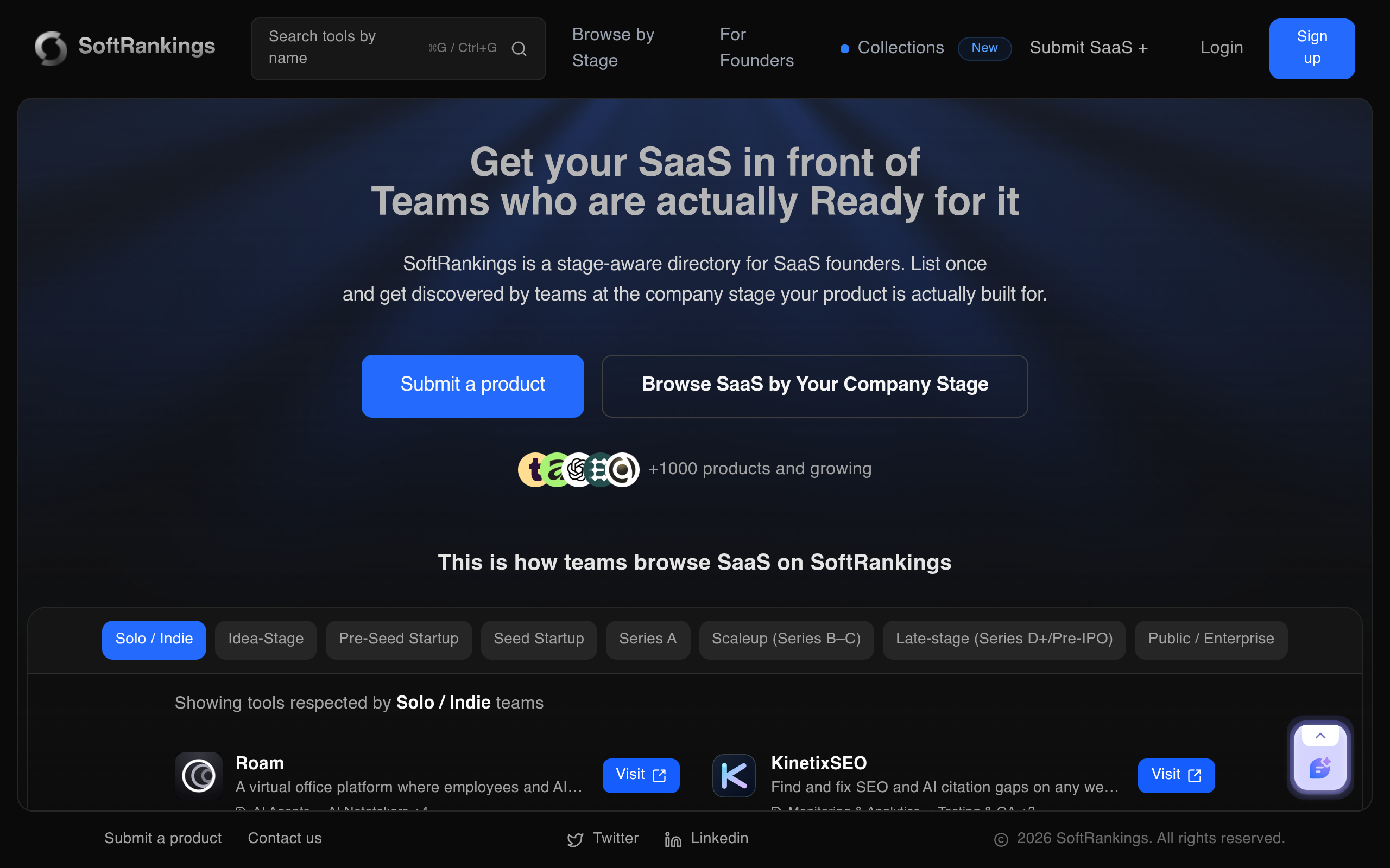 SoftRankings screenshot – image 1