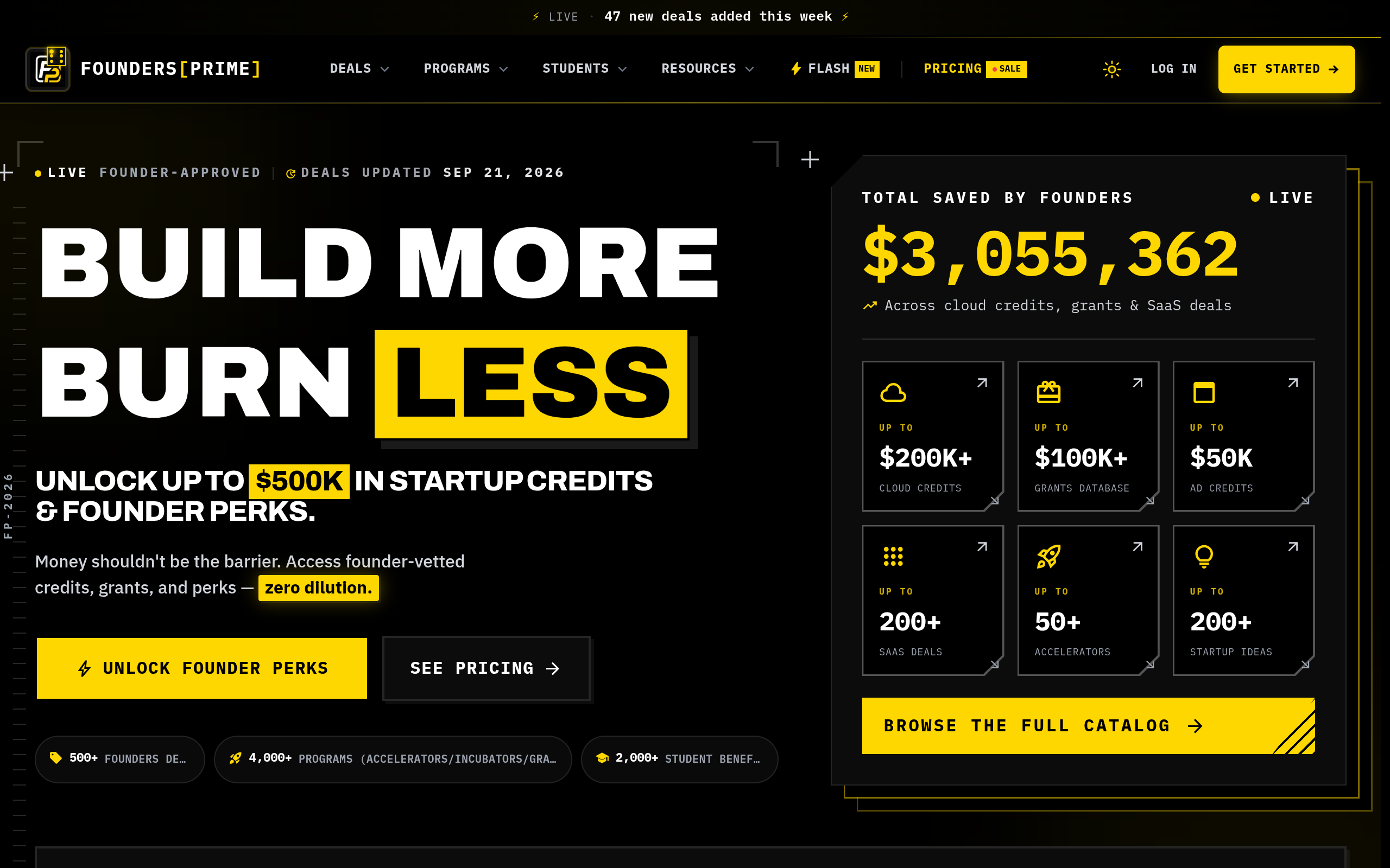 FoundersPrime screenshot, image 1