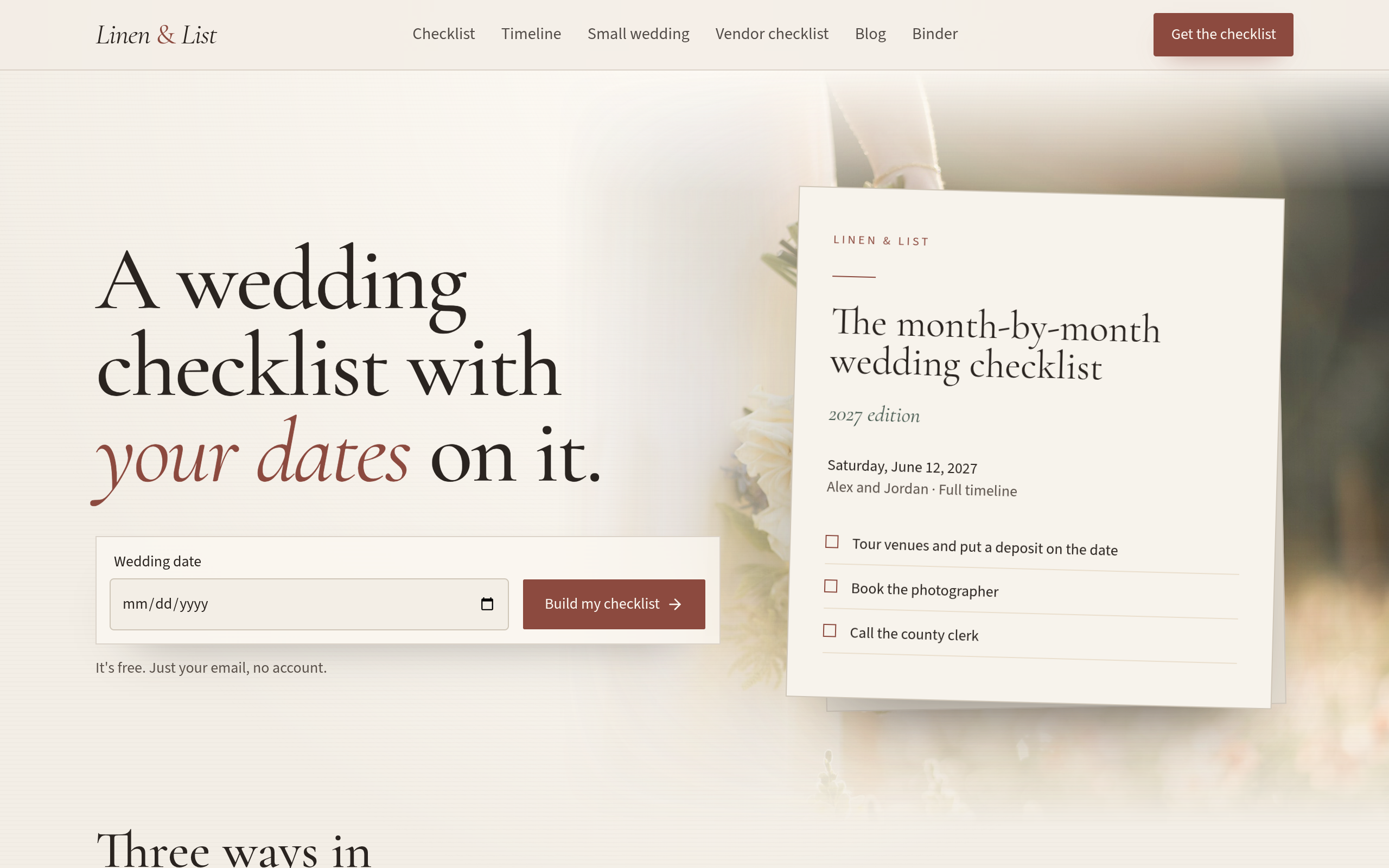 Linen & List screenshot