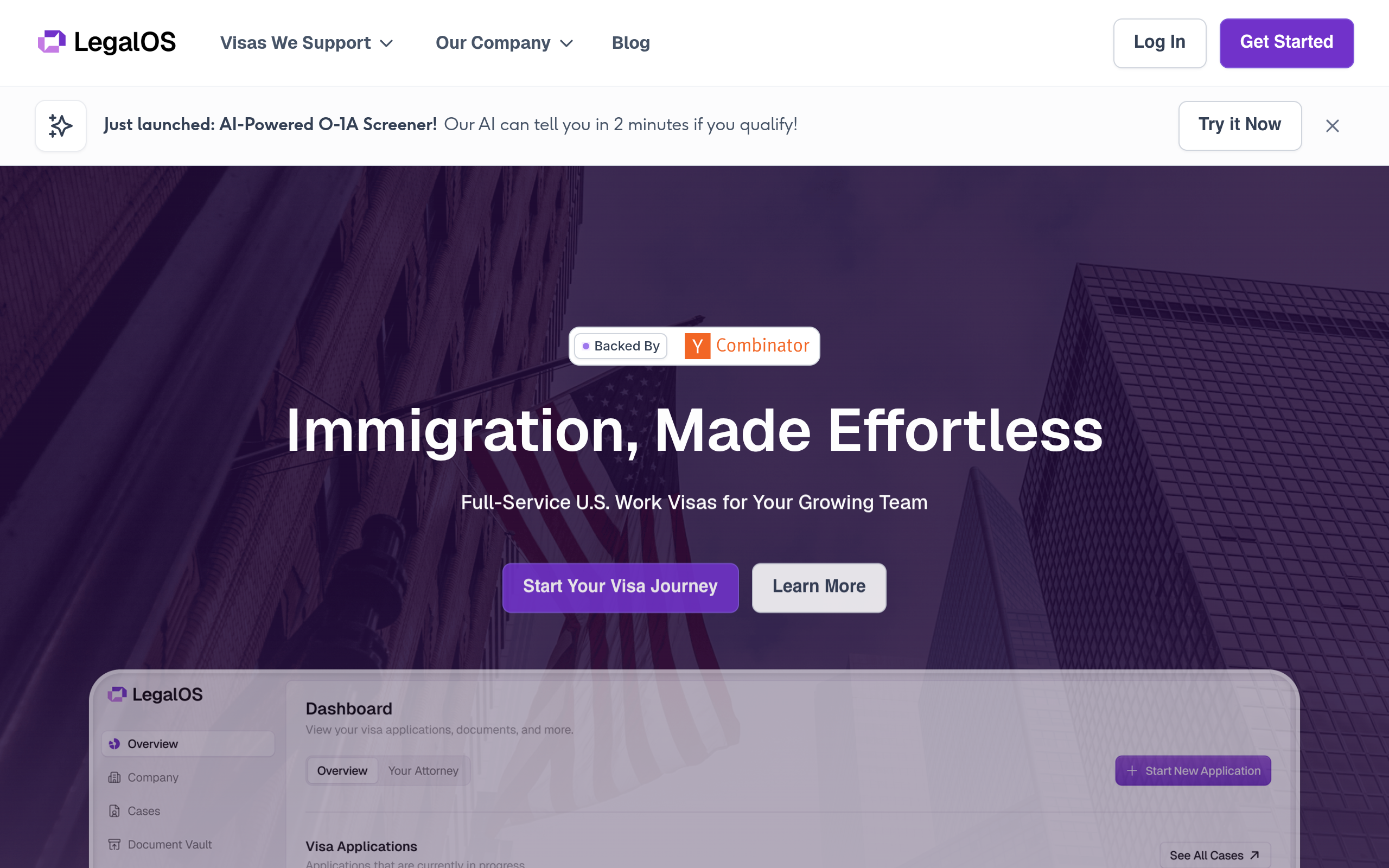 LegalOS (YC W26) screenshot – image 1
