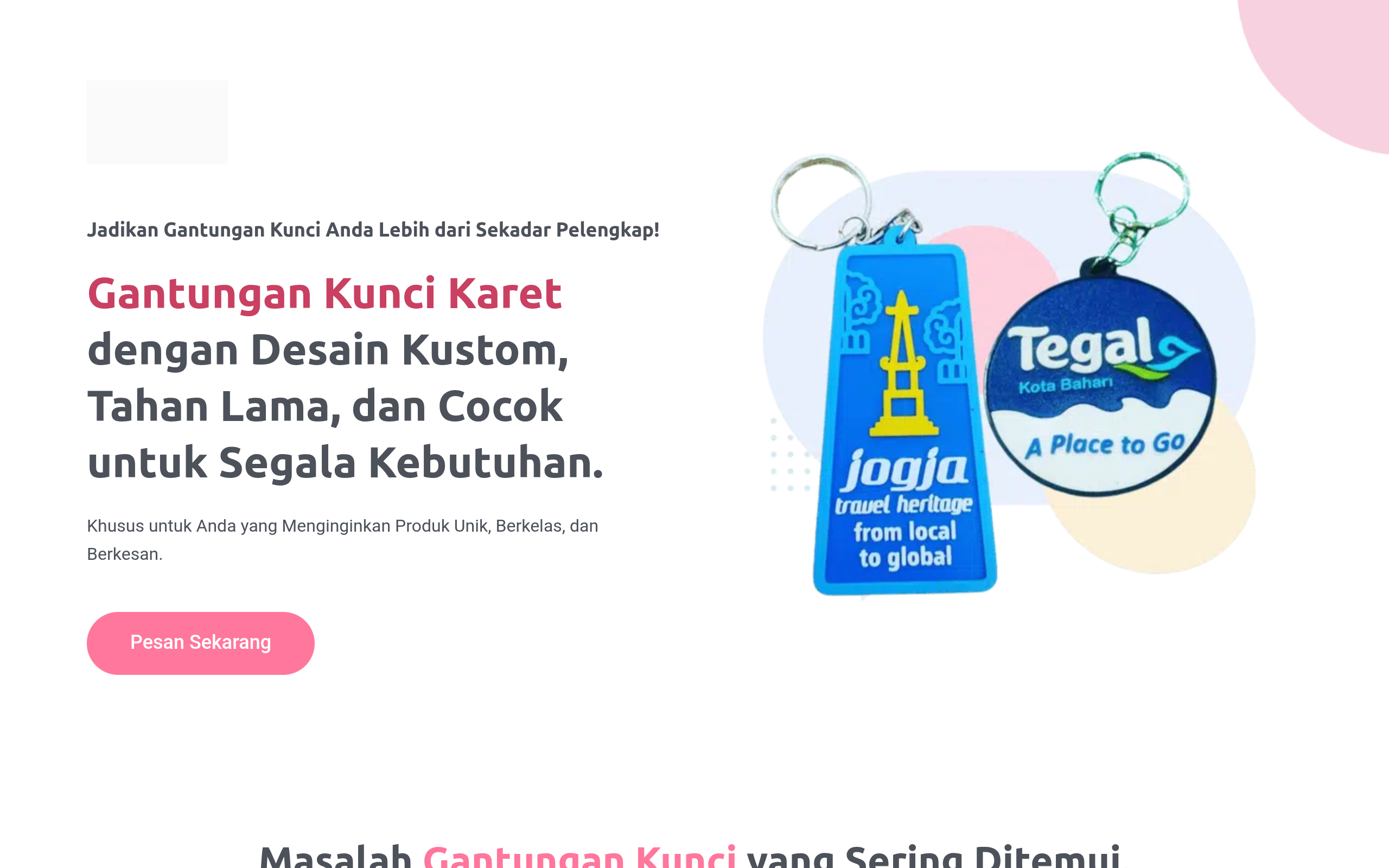 Screenshot of gantungankunci3d.com