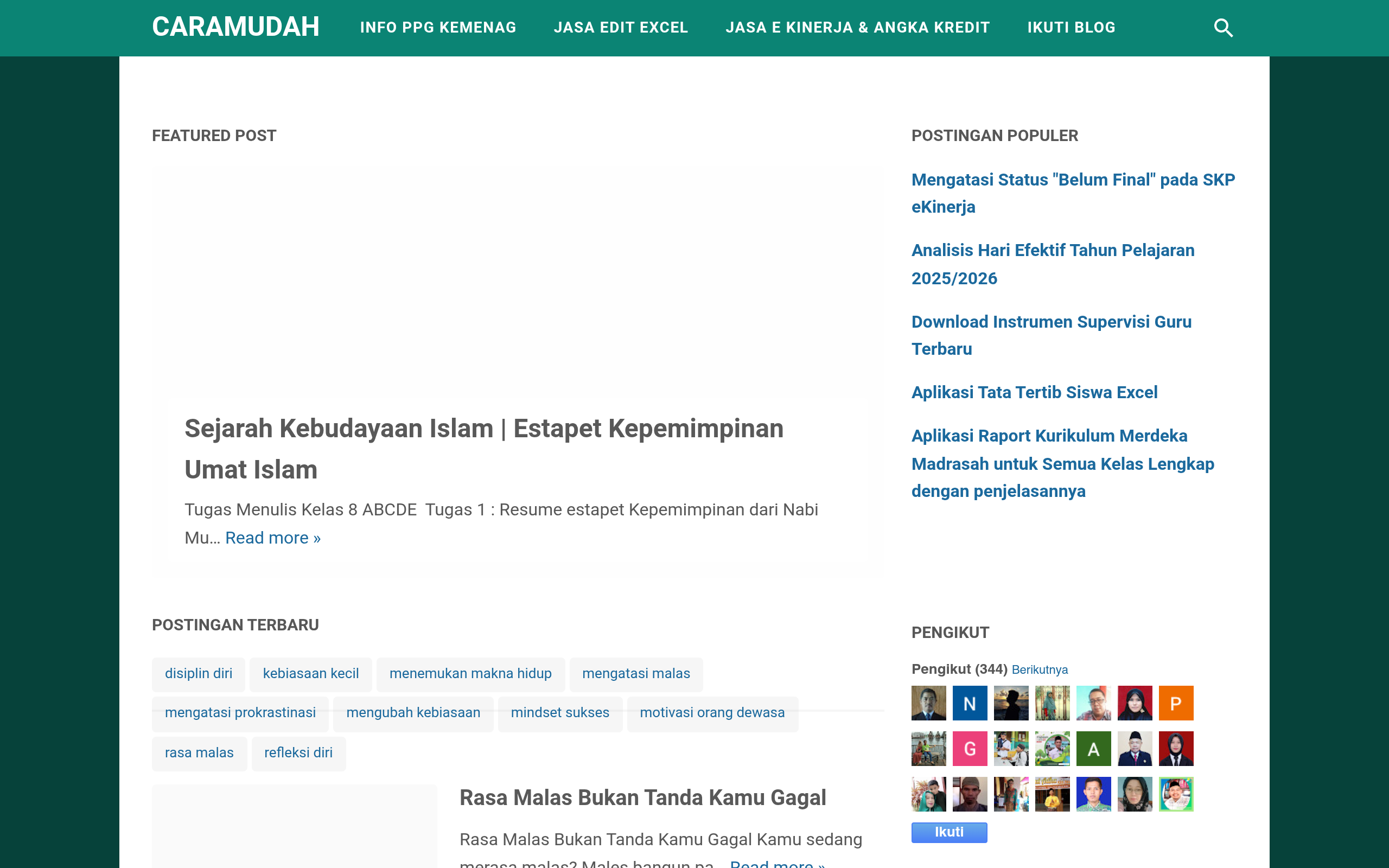 Screenshot of caramudah2020.blogspot.com