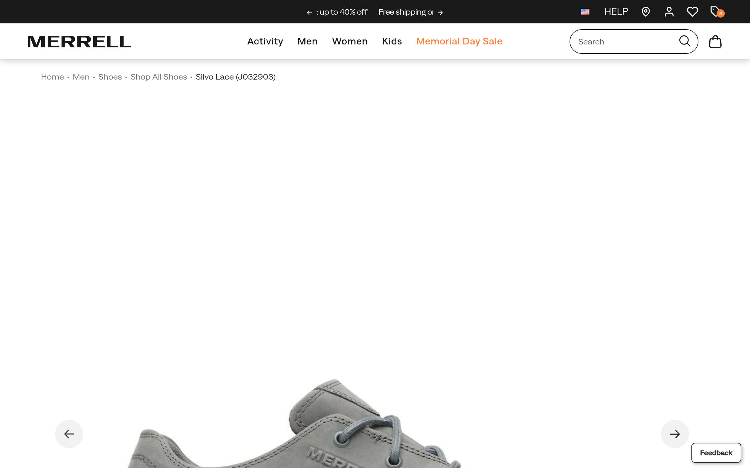 Merrell Men’s Men’s Silvo Lace .99