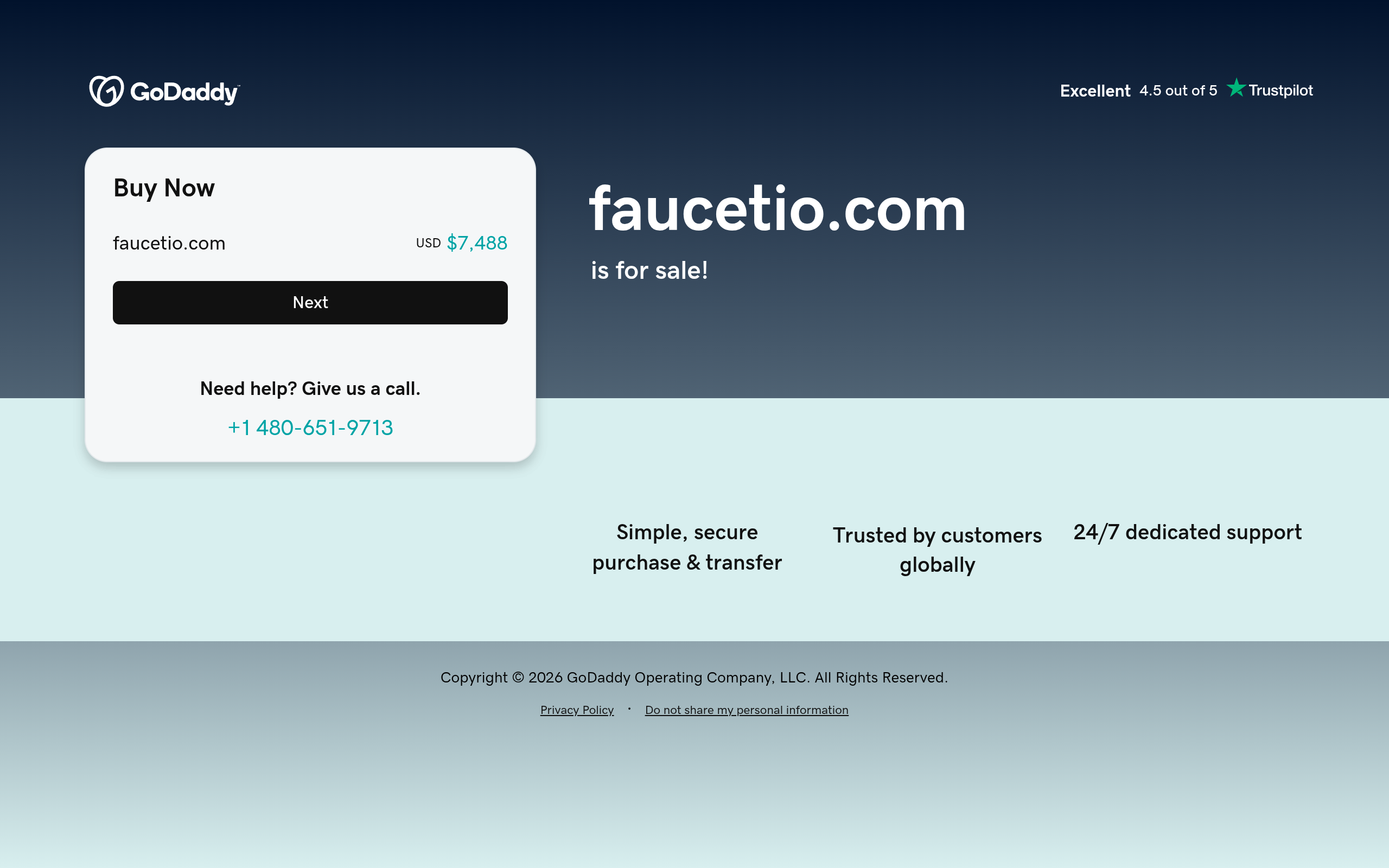 Screenshot of faucetio.com